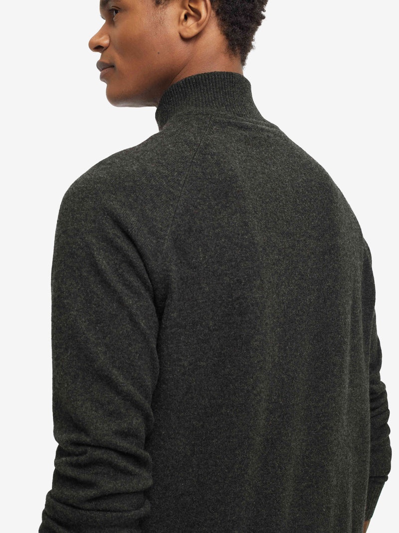 Men's Half-Zip Sweater Finley Cashmere Flint - 6