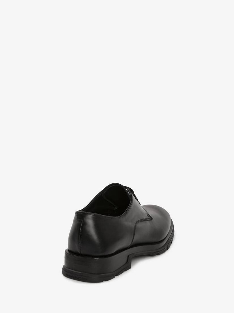 Alexander McQueen Slim Tread Lace-up in Black outlook