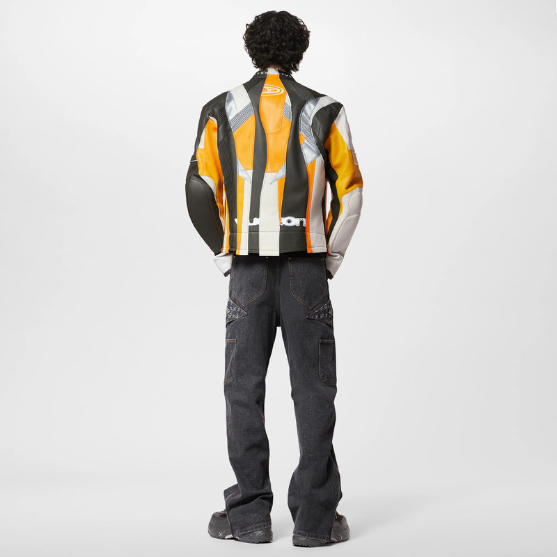 Monogram Flower Denim Pants 3