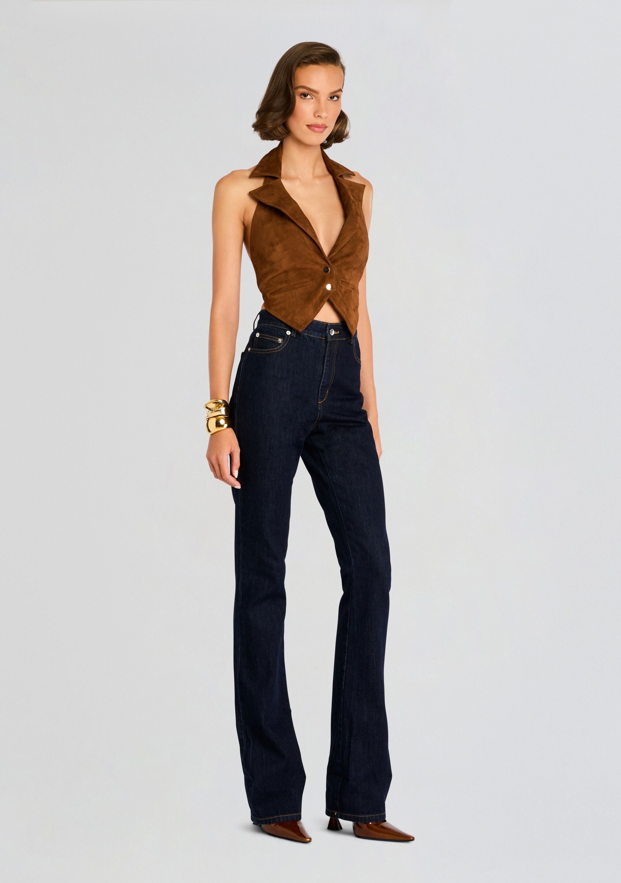 JOSEPHINE SUEDE VEST - 4