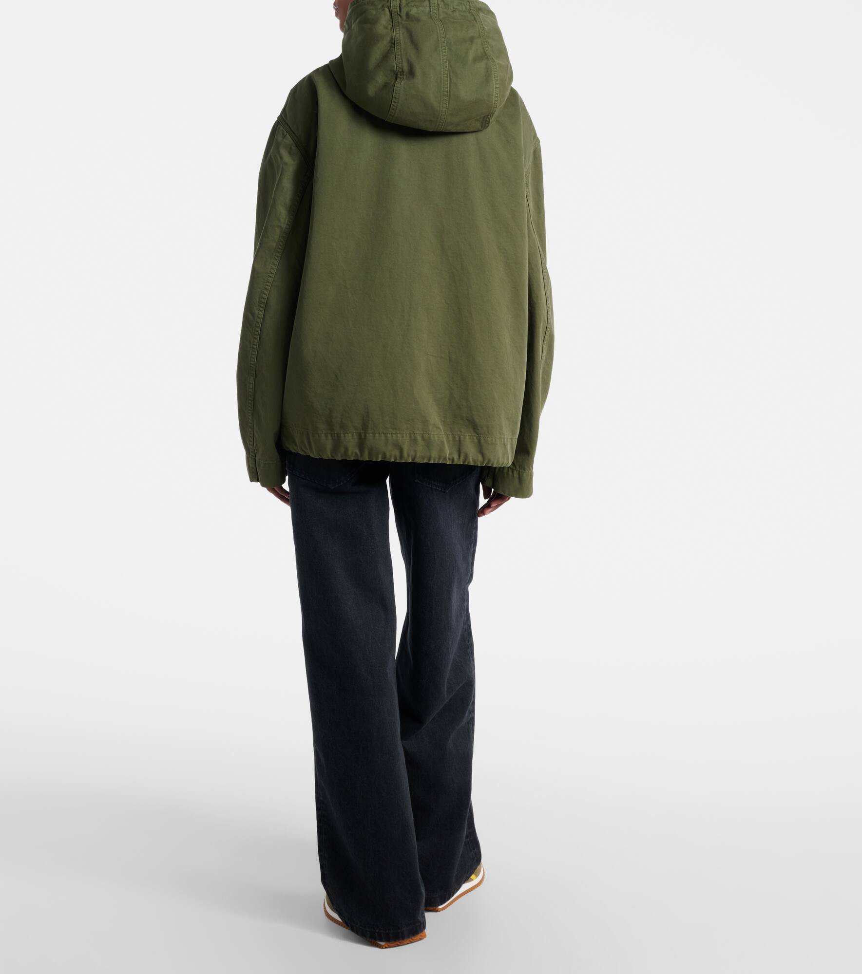 Cotton canvas vest and jacket set - 3