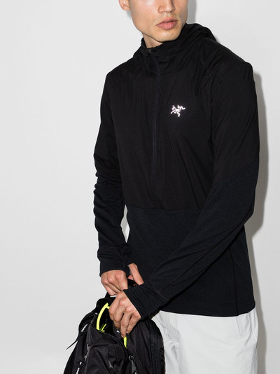 Arc'teryx Aptin half-zip hoodie outlook