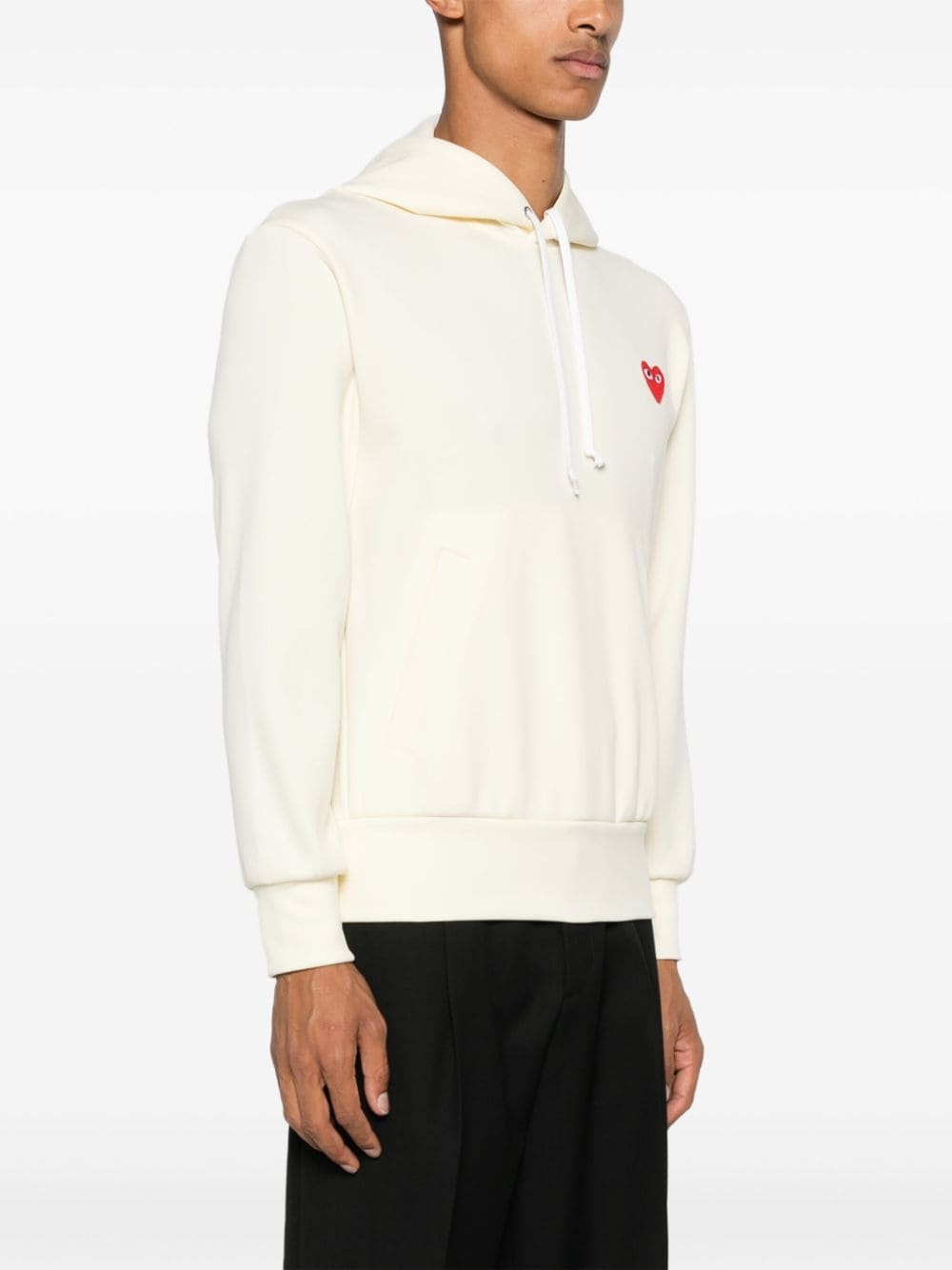 heart-patch hoodie - 4