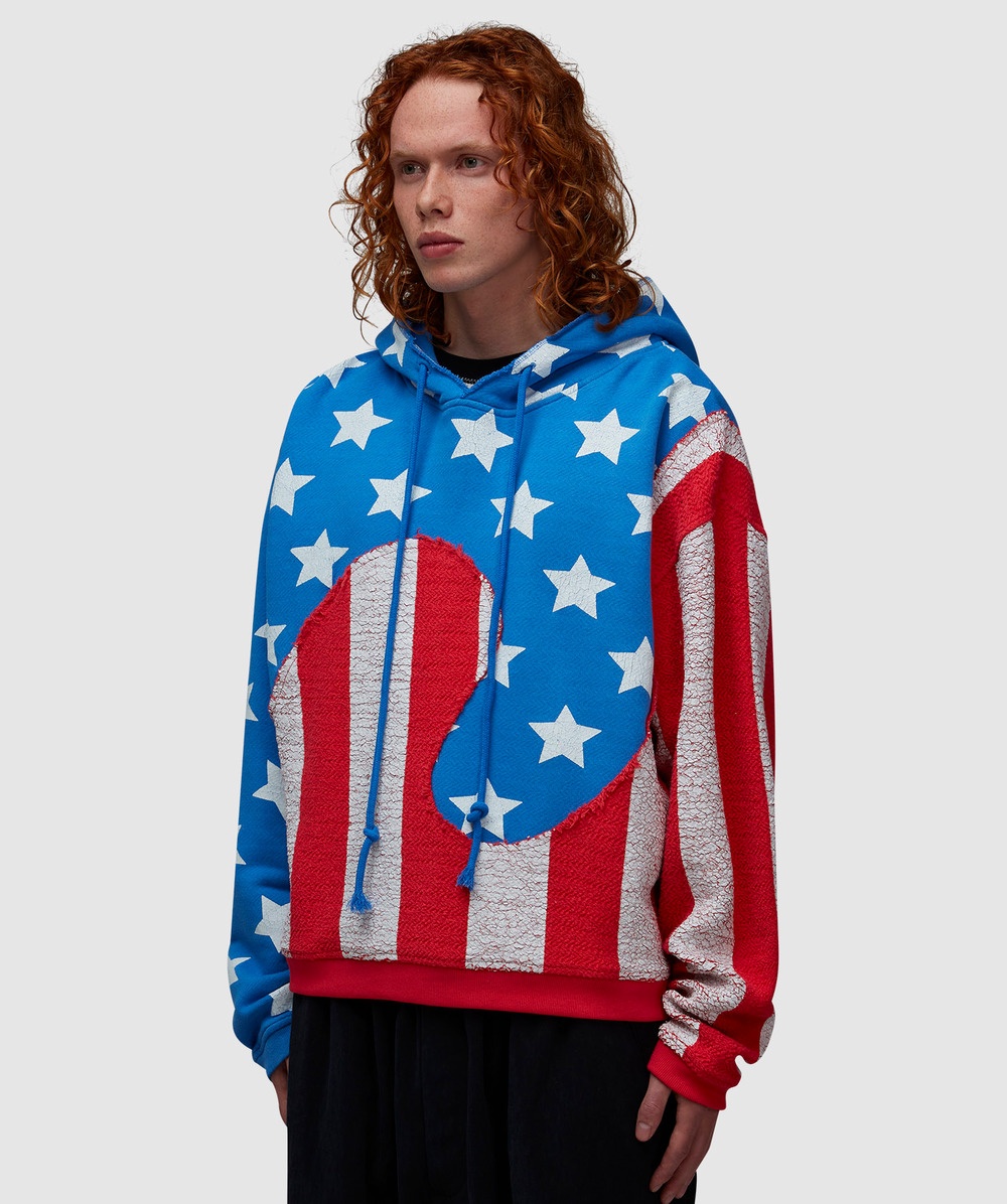 Stars and stripes swirl hoodie - 2