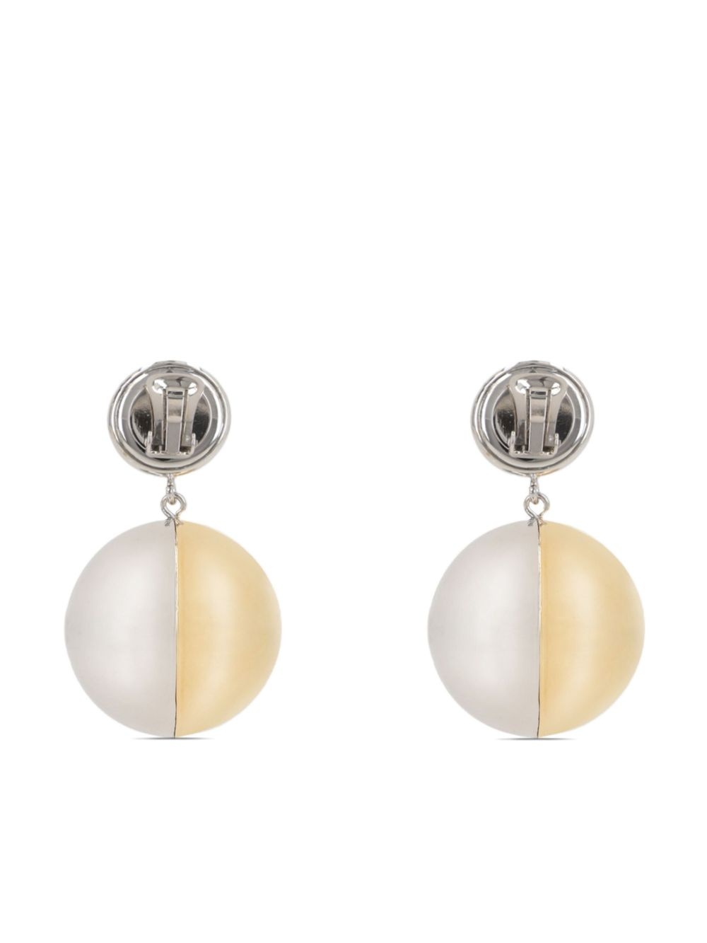 two-tone earrings - 2