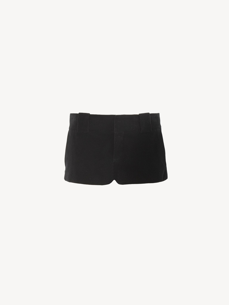 Chloé TAILORED MINI SHORTS IN VELVET outlook