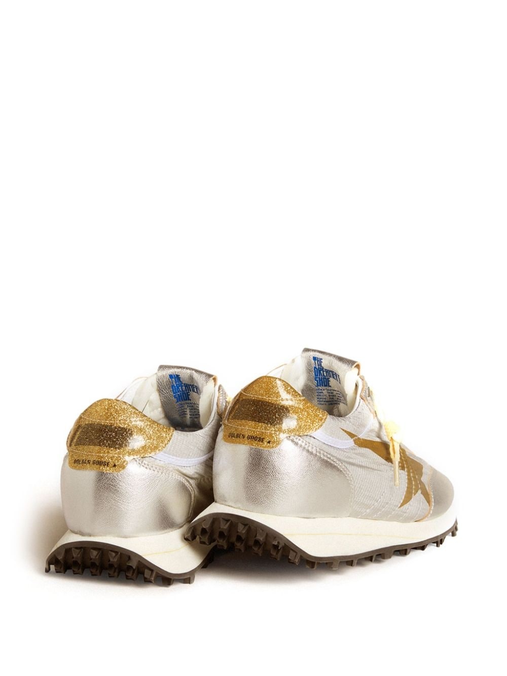 Star Printed Glitter Trainers - 3
