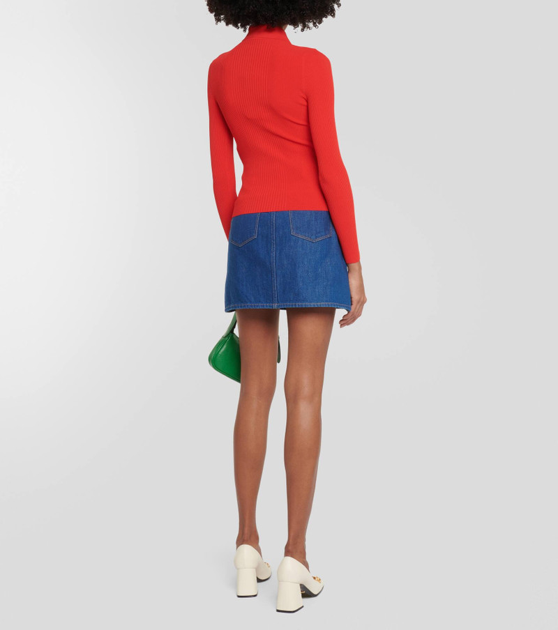 Ribbed-knit polo sweater 3