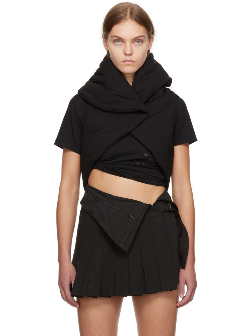 Black Origami Bag Vest 1