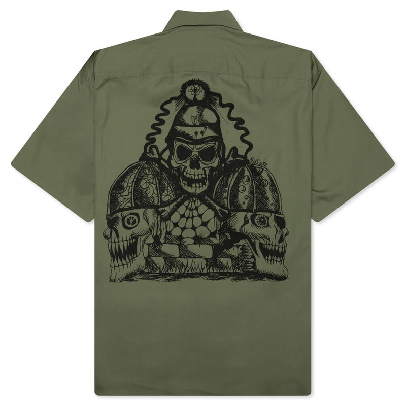NEIGHBORHOOD NEIGHBORHOOD X BABYLON BD SHIRT SS-2 - OLIVE DRAB outlook