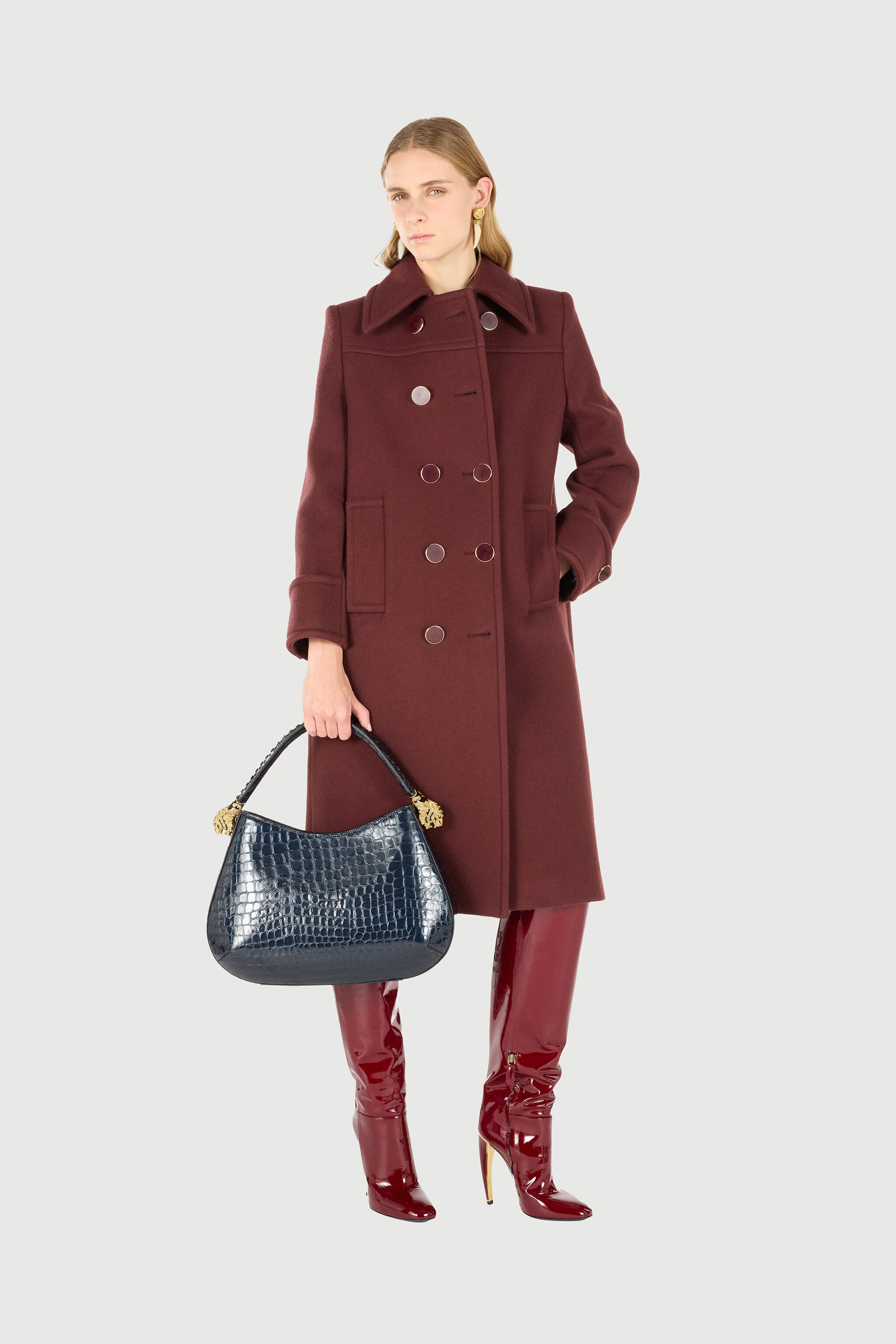 Roar Bag With Crocodile Print - 3