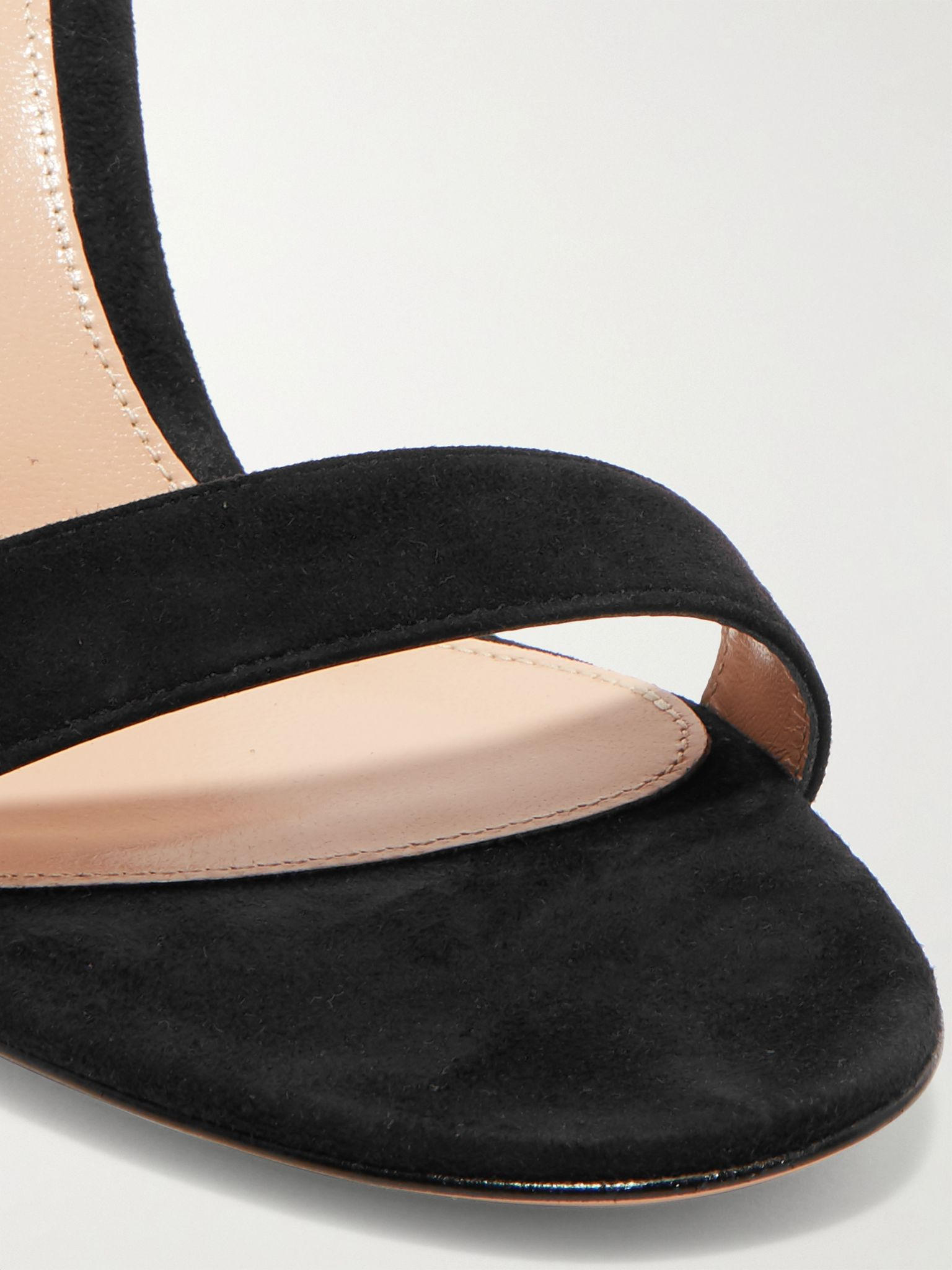 Portofino 85 suede sandals Black - 4