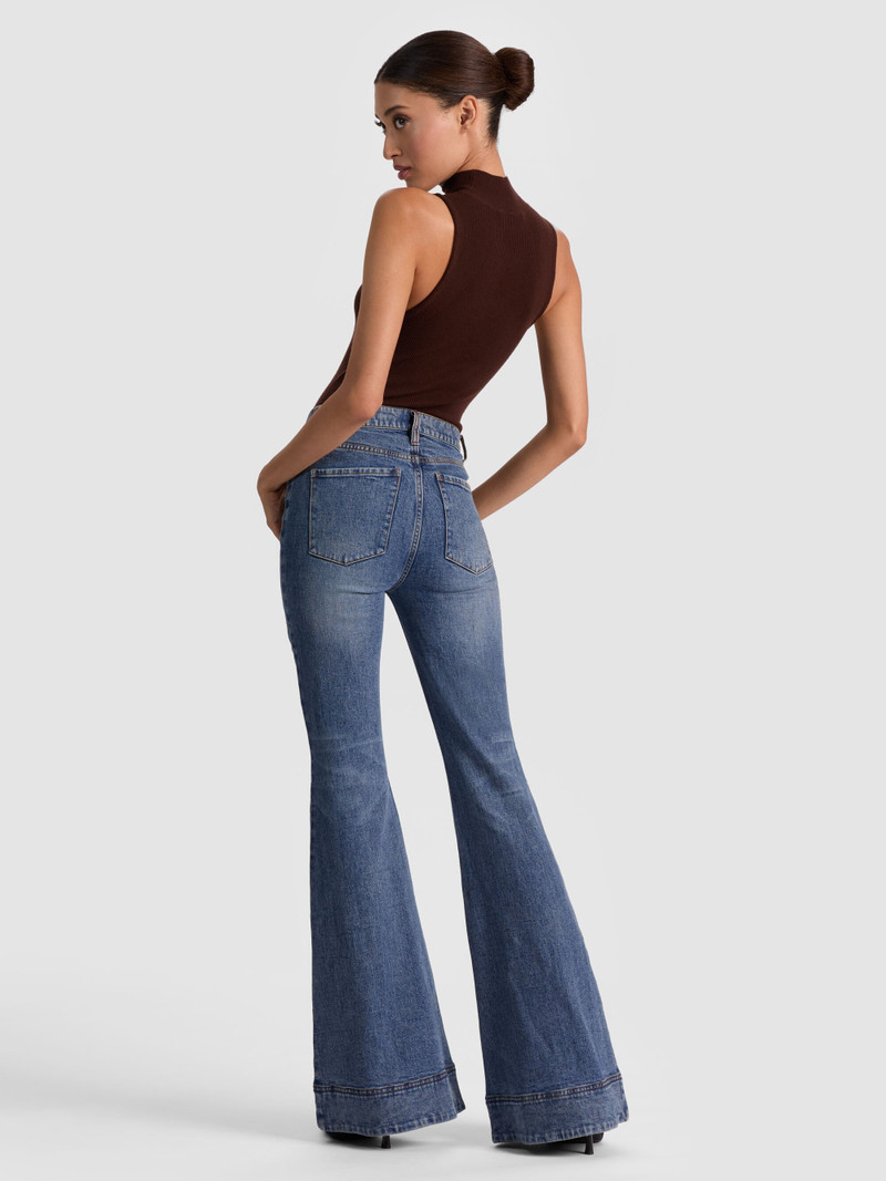Alice + Olivia BEAUTIFUL EMBROIDERED JEAN outlook