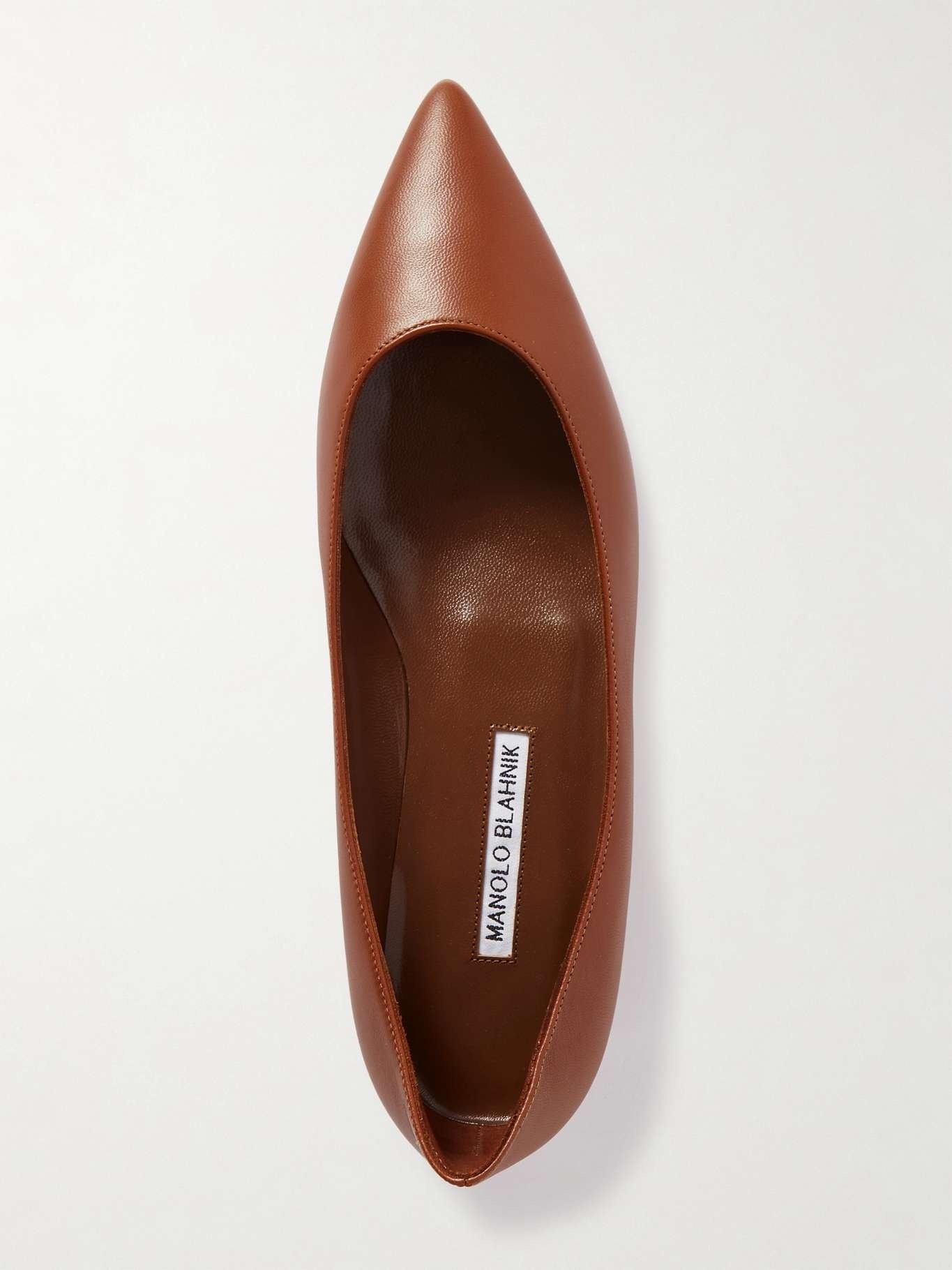 Kietta leather point-toe flats - 5