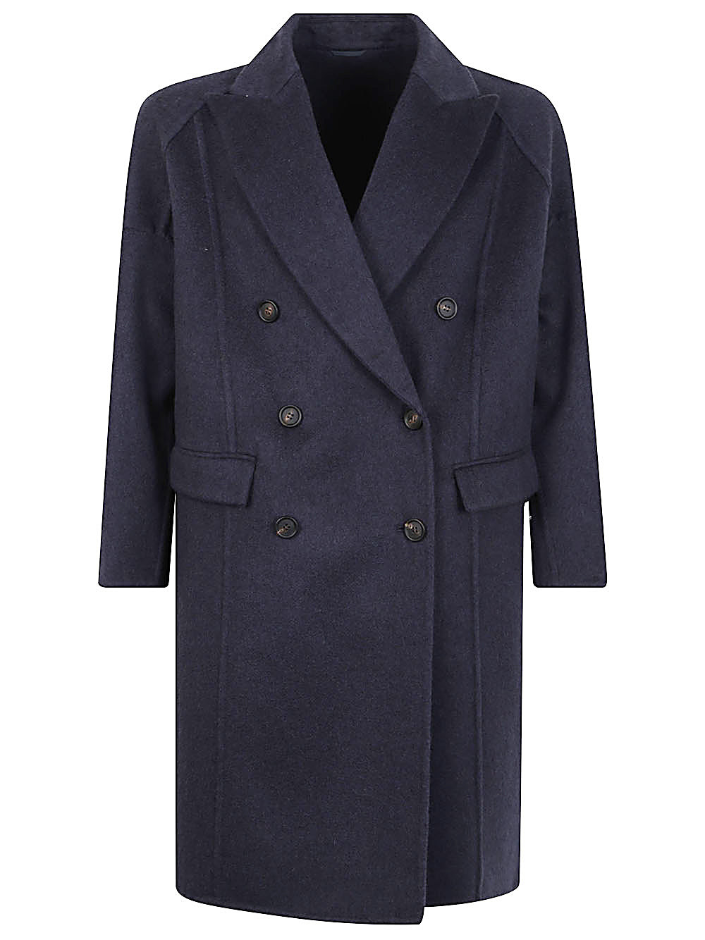 Brunello Cucinelli Coats Blue - 1