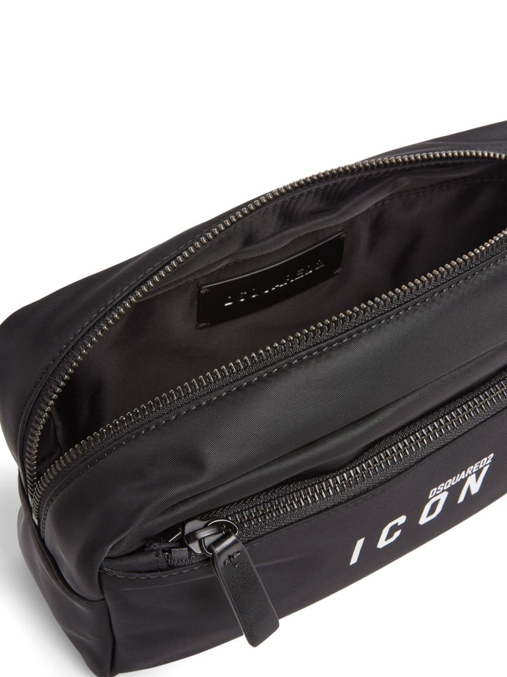 logo-print wash bag - 4