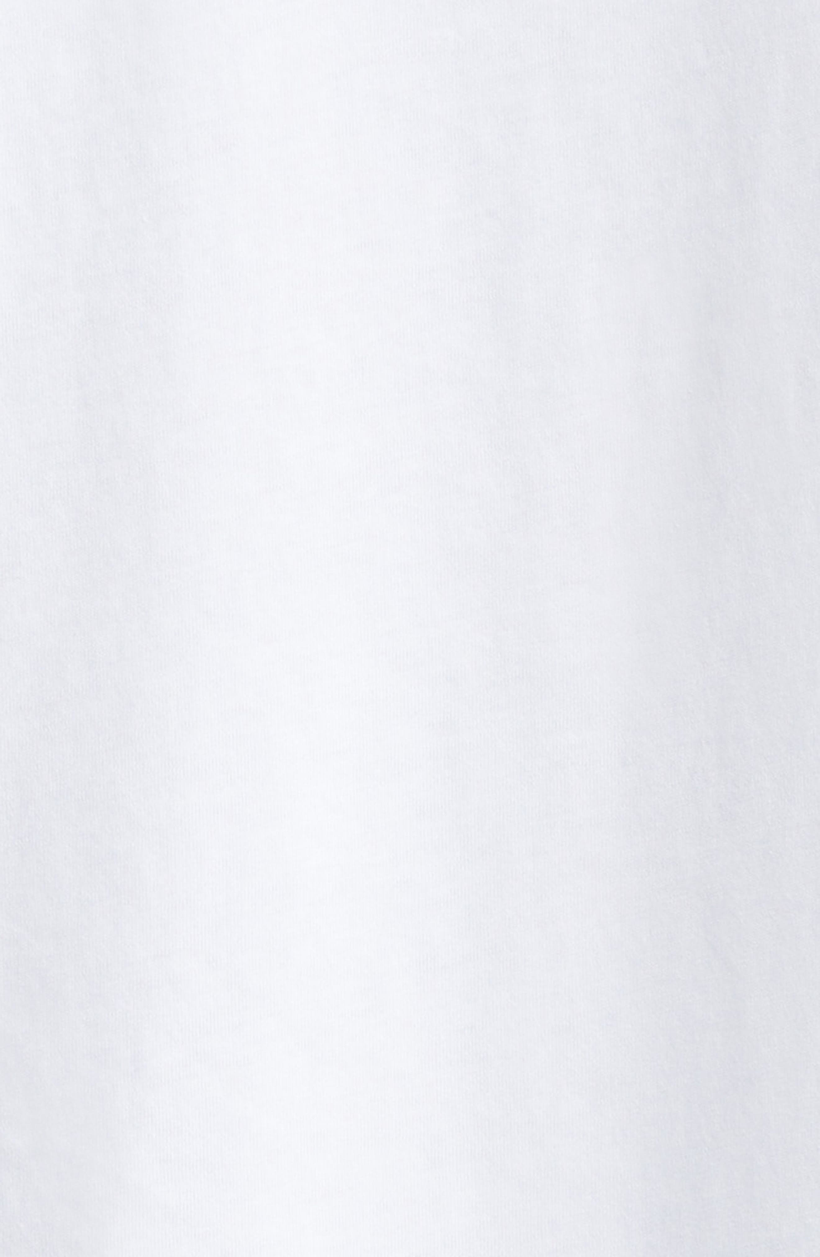 Balmain Organic Cotton Logo Graphic T-Shirt in Gab White/Black at Nordstrom - 6