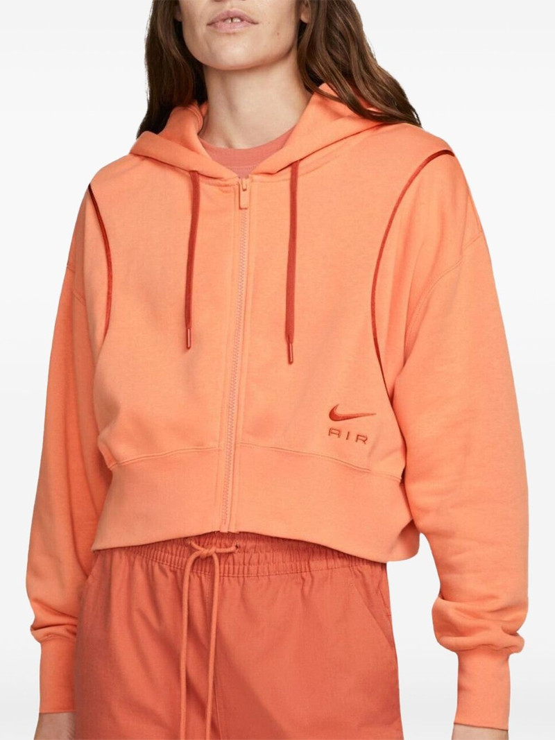 Swoosh-embroidered "Orange" hoodie 1