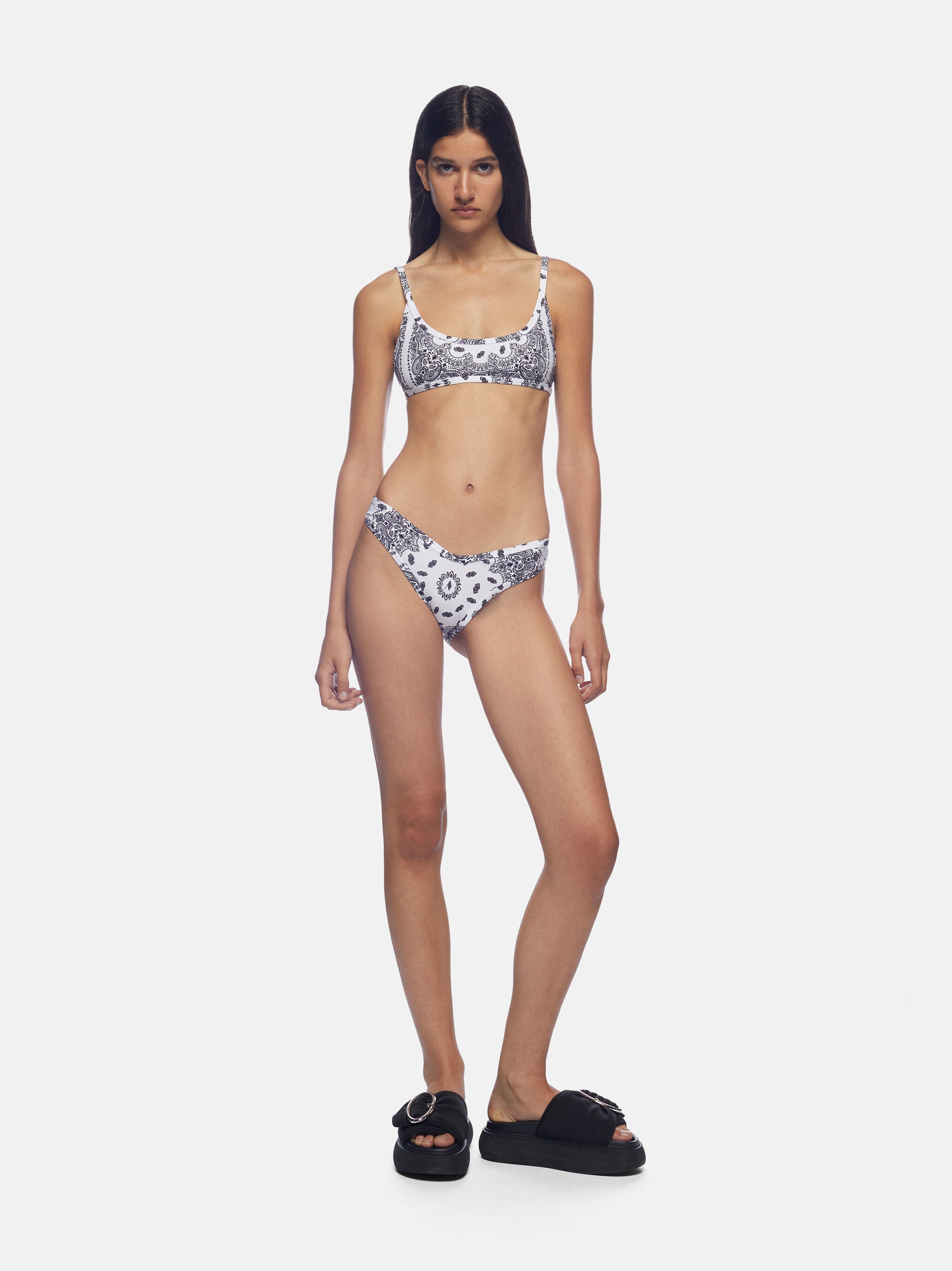 WHITE AND BLACK BIKINI - 3