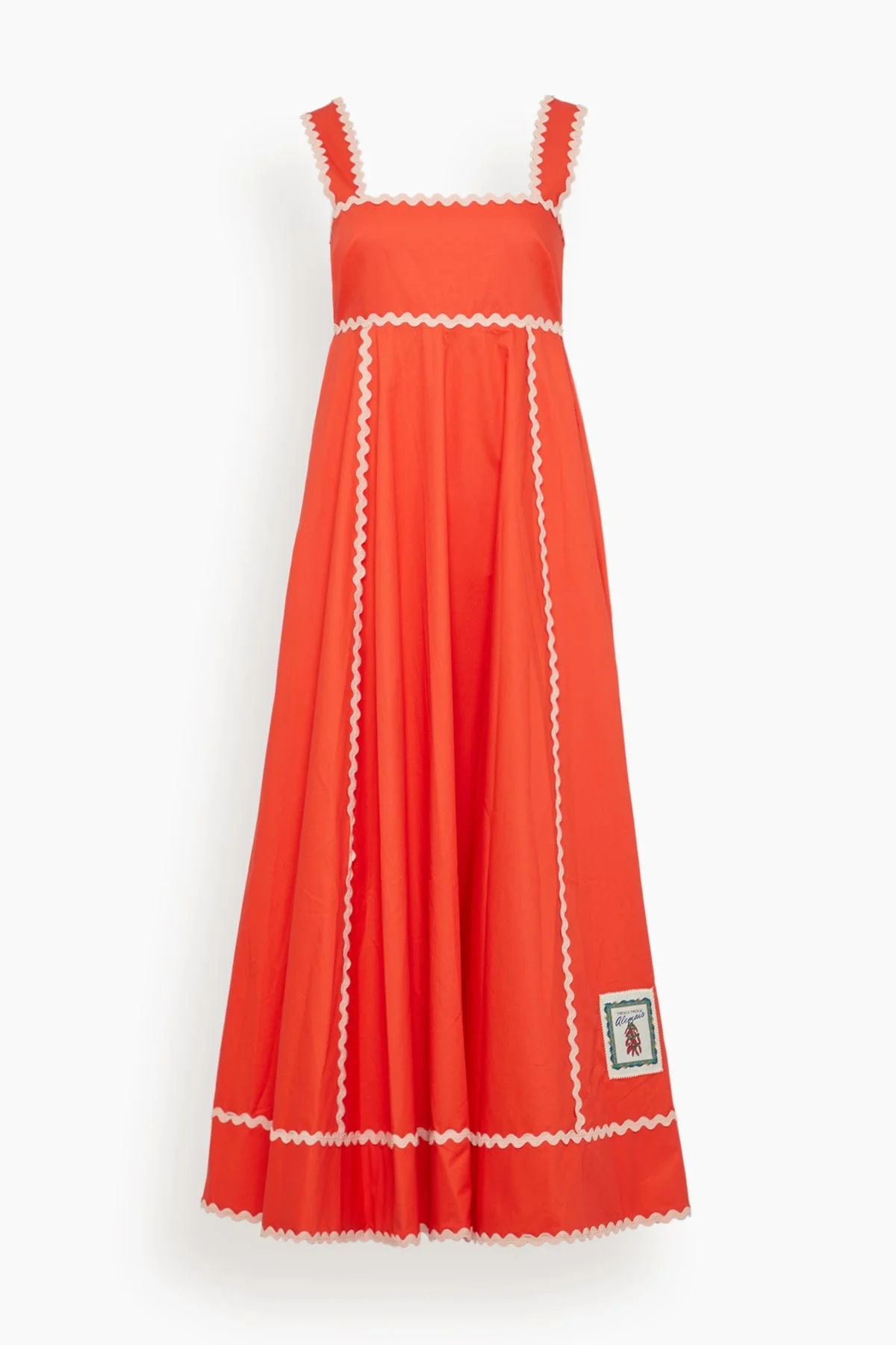 Contessa Summer Dress in Tomato - 1