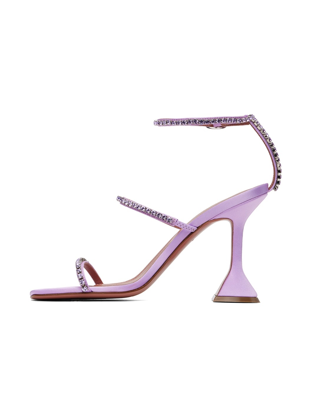 Purple Gilda Heeled Sandals - 3