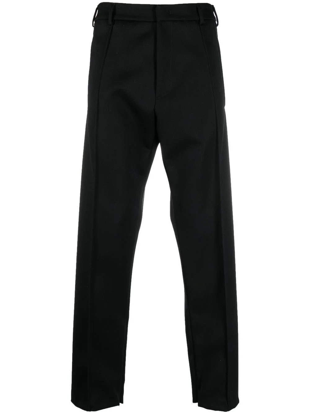 tailored straight-leg trousers - 1