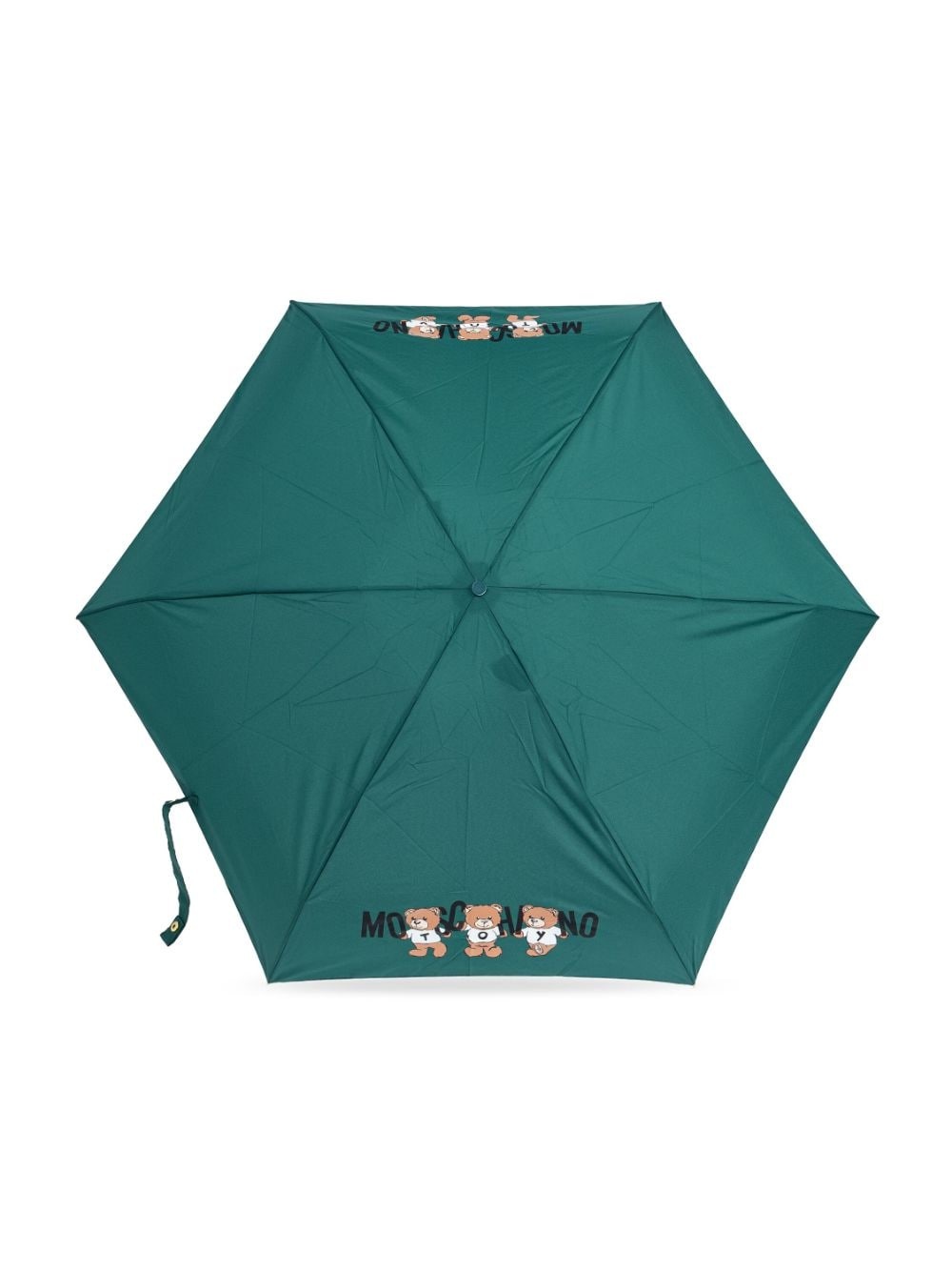 teddy bear-logo print compact umbrella - 2
