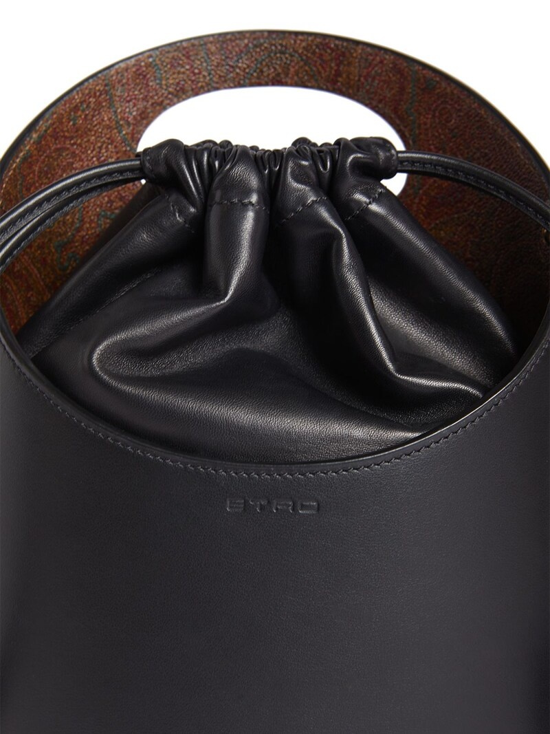 Medium Saturno leather top handle bag - 3