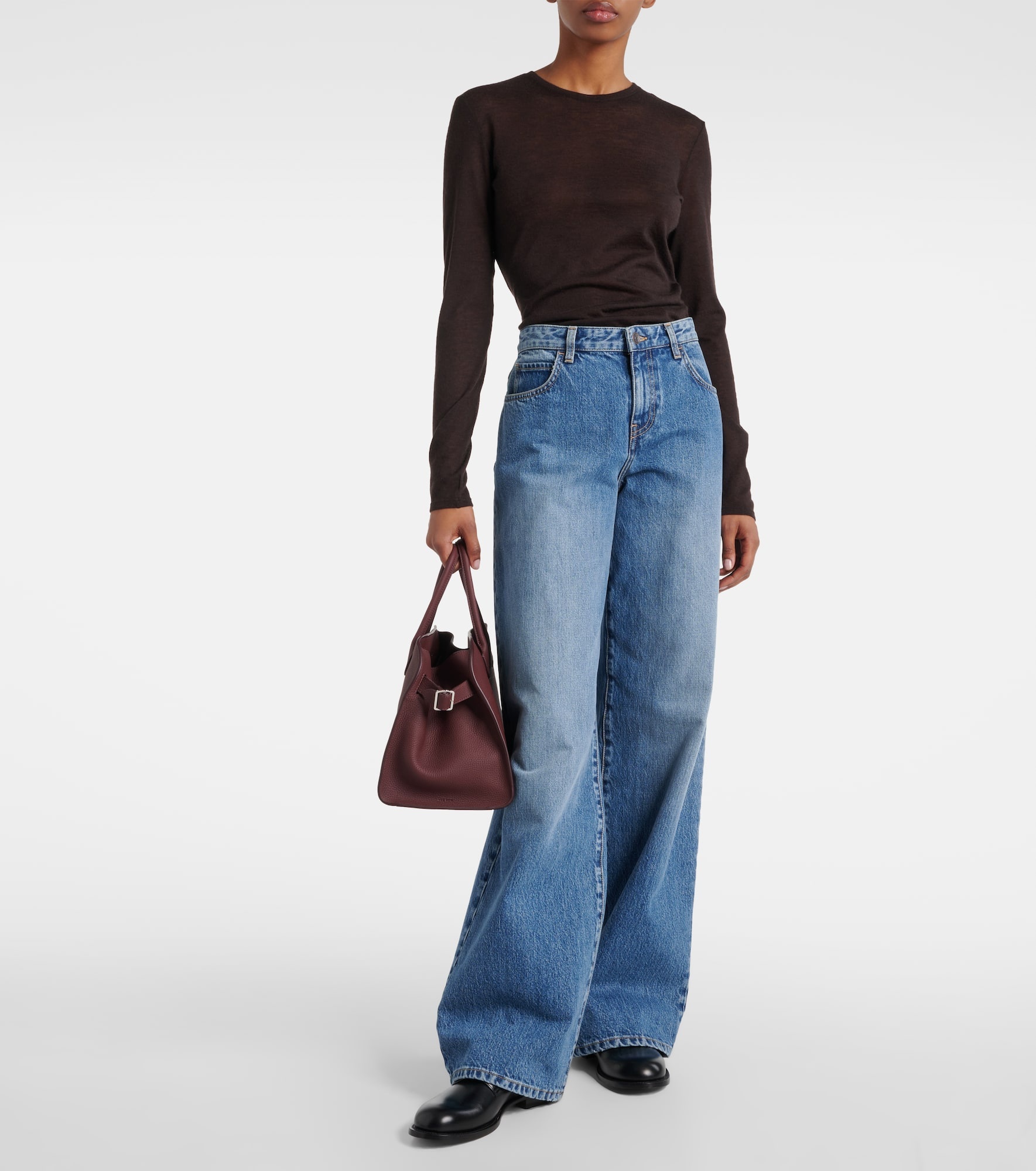 Eglitta low-rise wide-leg jeans - 2