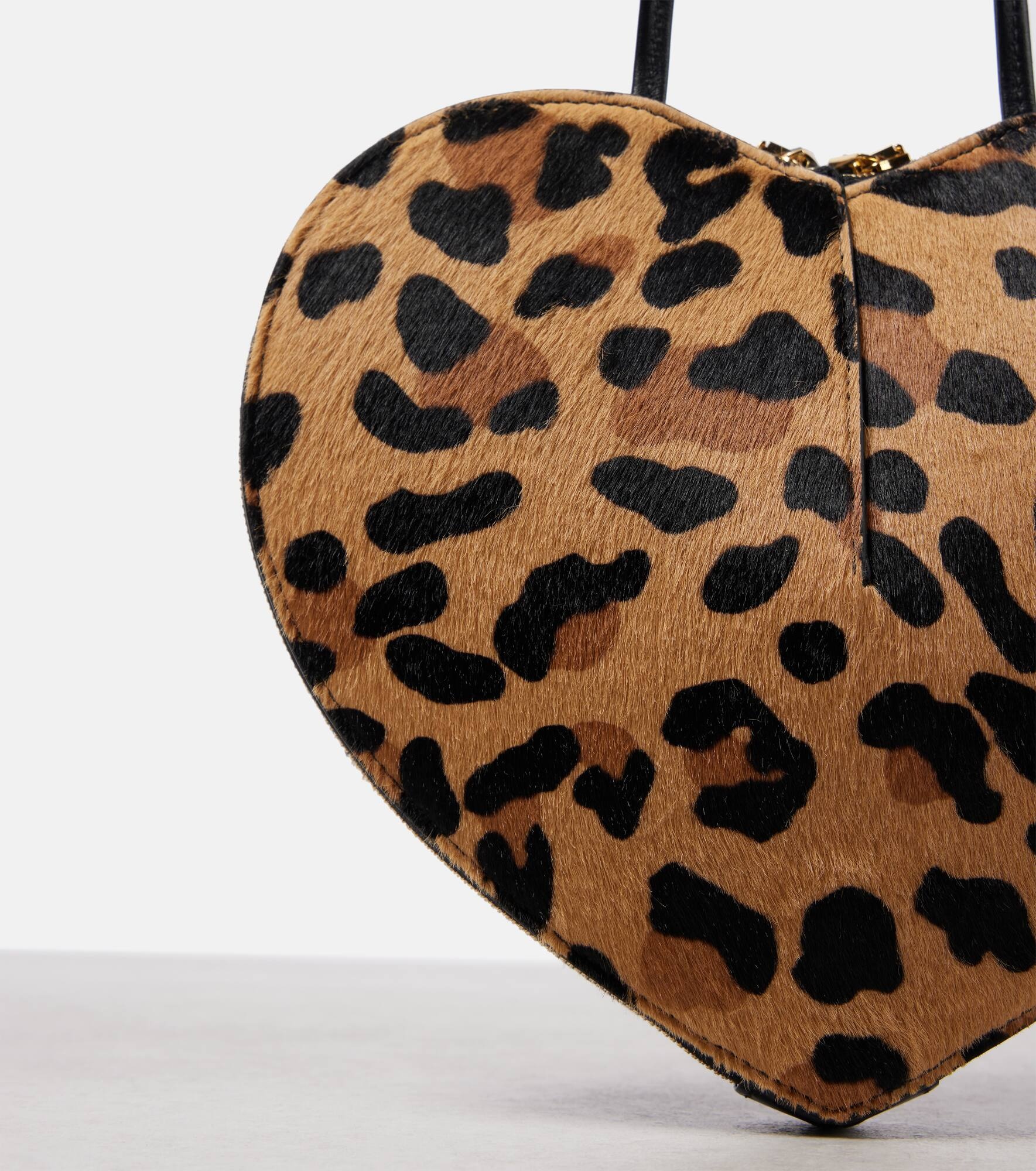 Le Cœur calf hair shoulder bag - 6