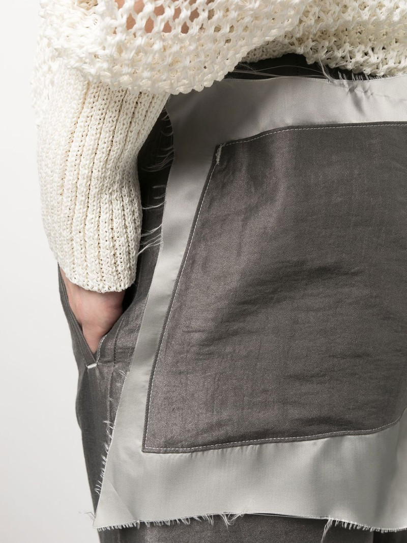 slim cut-out trousers 5