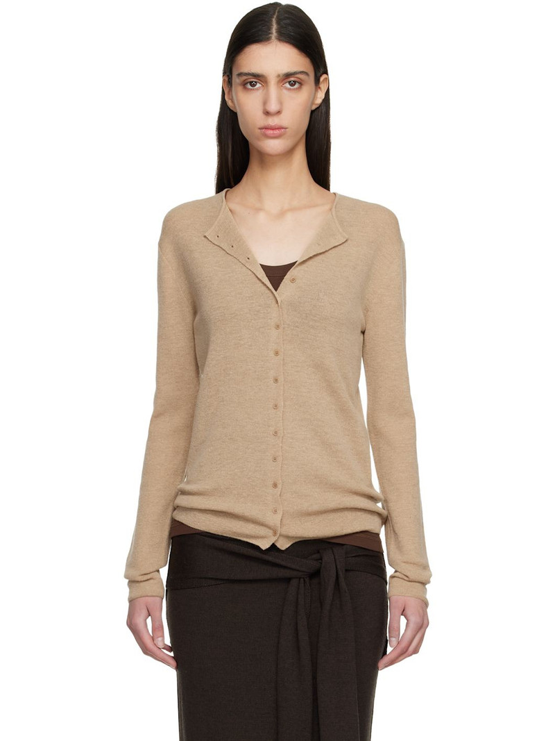 Tan Anne Knit Cardigan 1