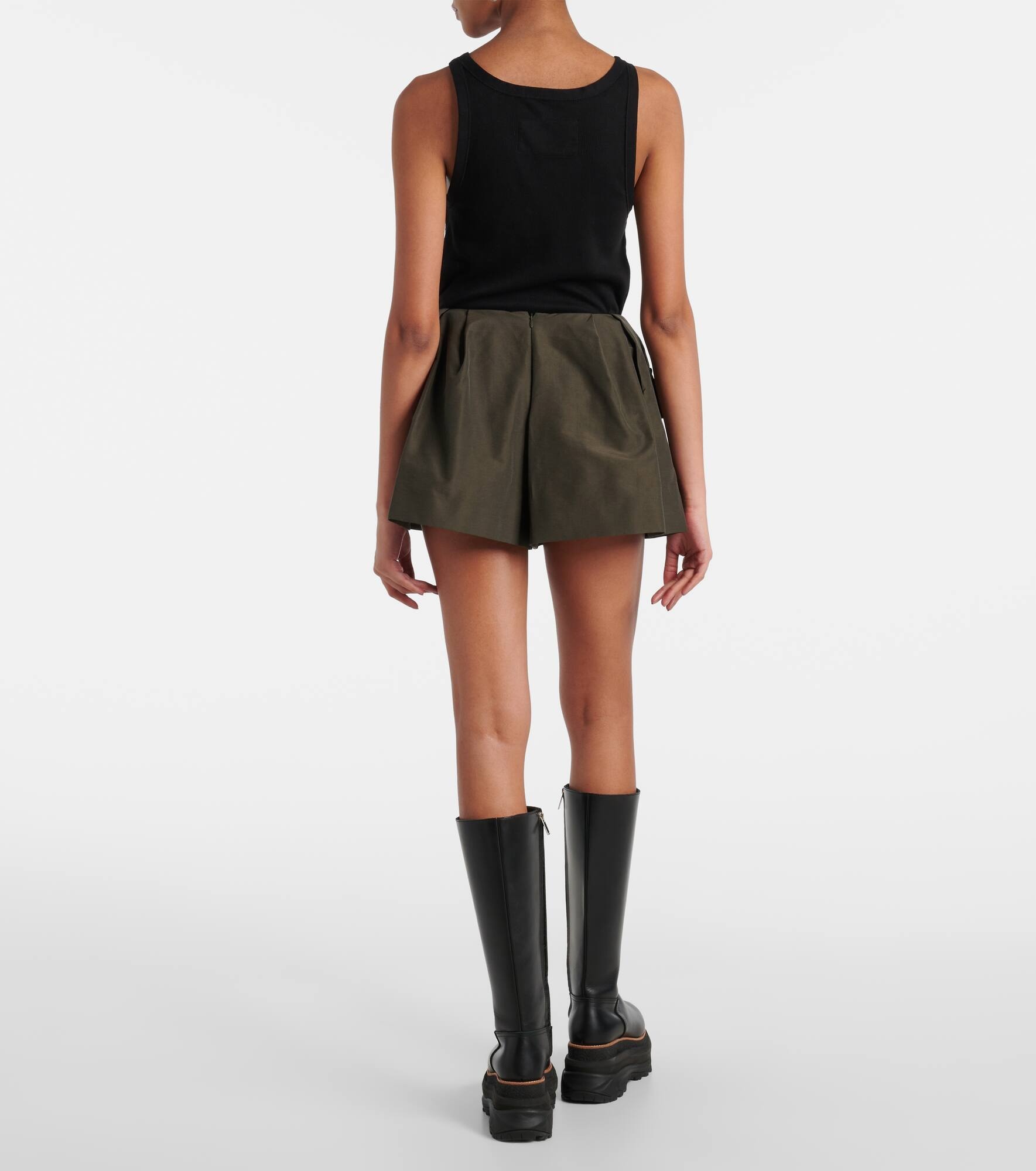 Cotton-blend shorts - 3