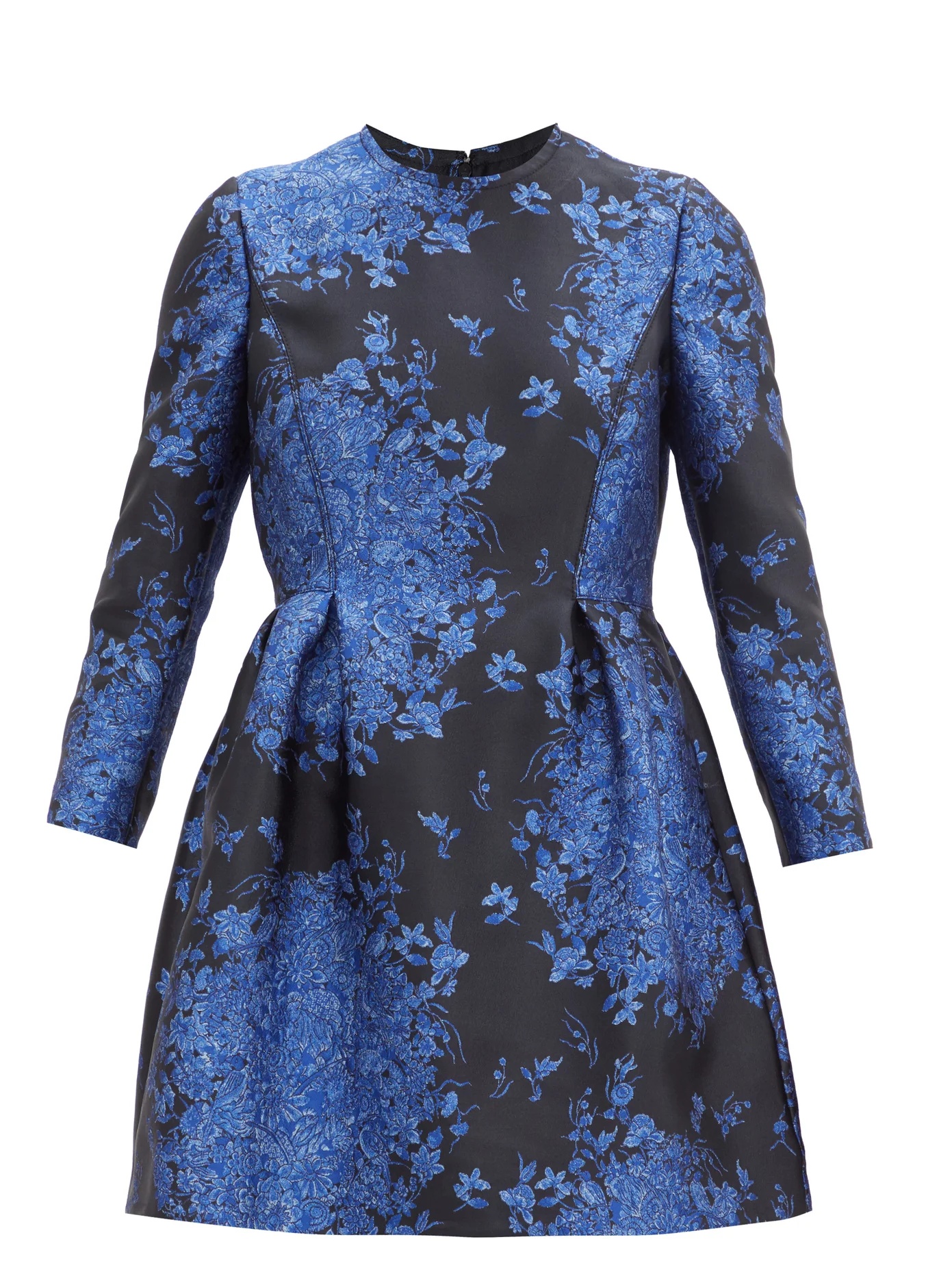 Delft-brocade mini dress - 1