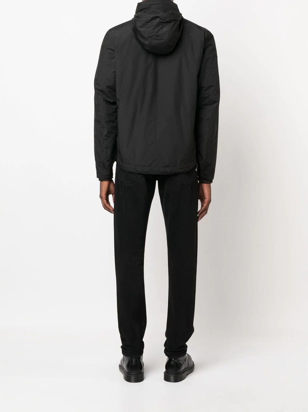 funnel-neck lightweight jacket - 6