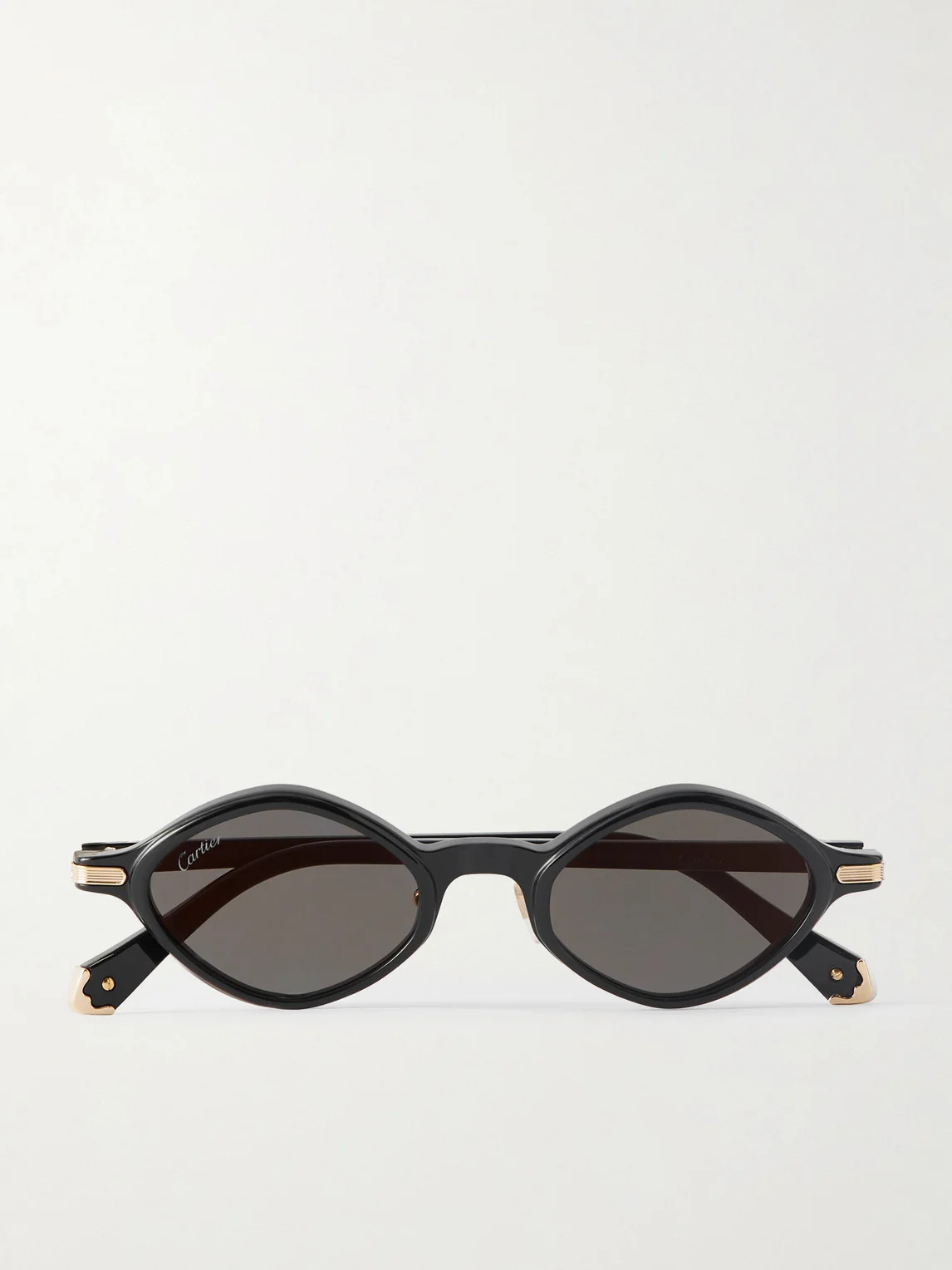 Godron Oval-Frame Acetate Sunglasses - 1