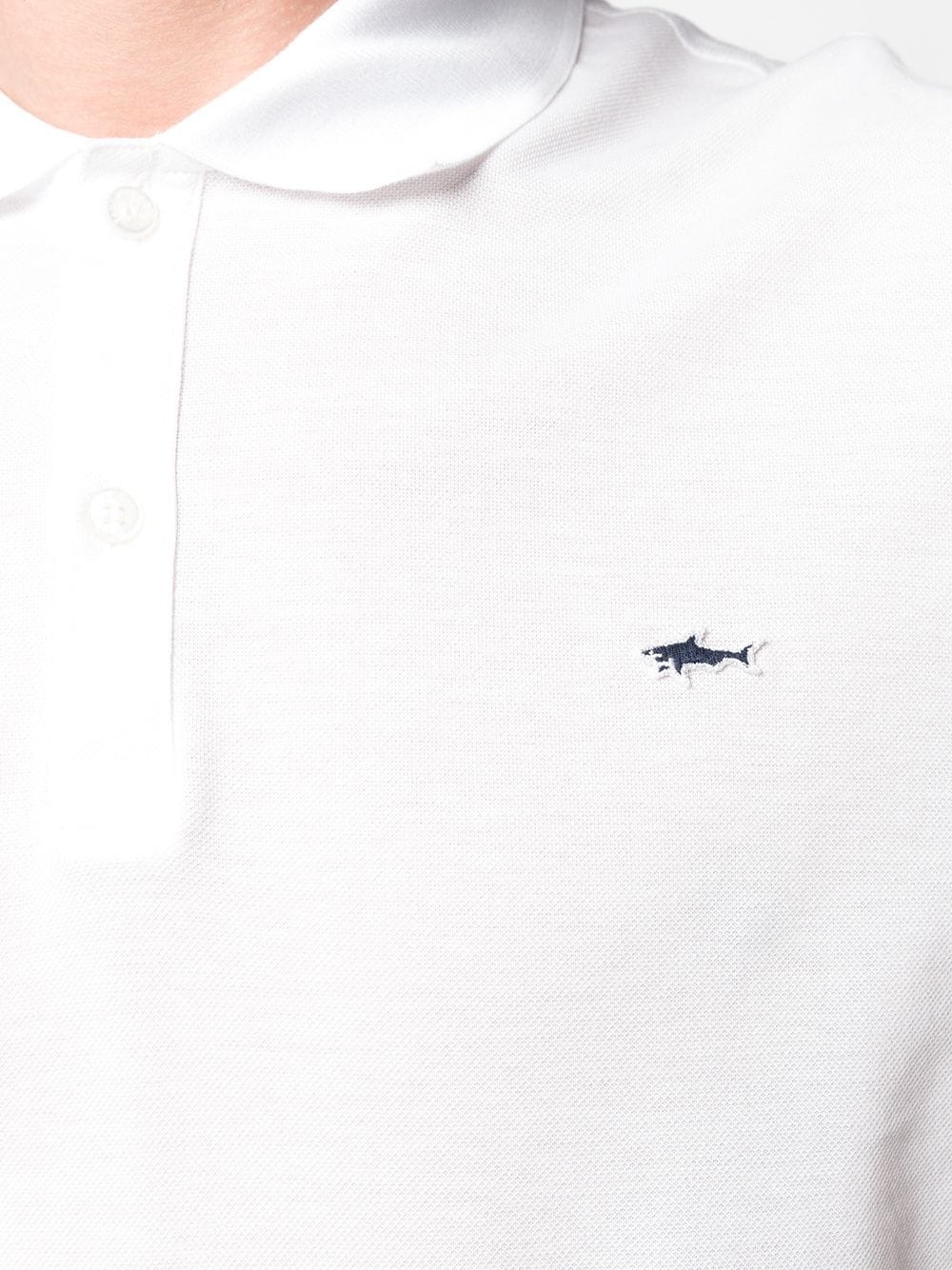 embroidered logo polo shirt - 5