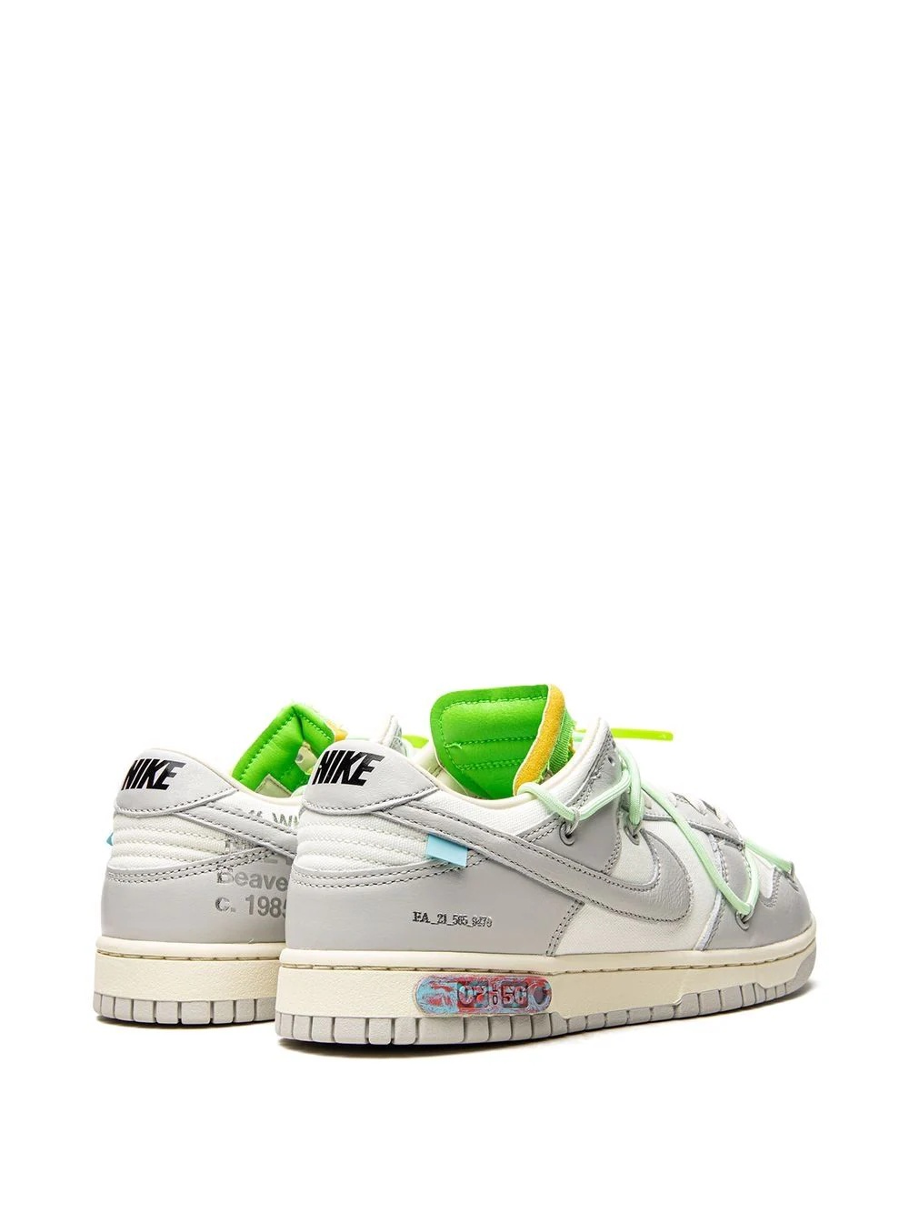 x Off-White Dunk Low sneakers - 3