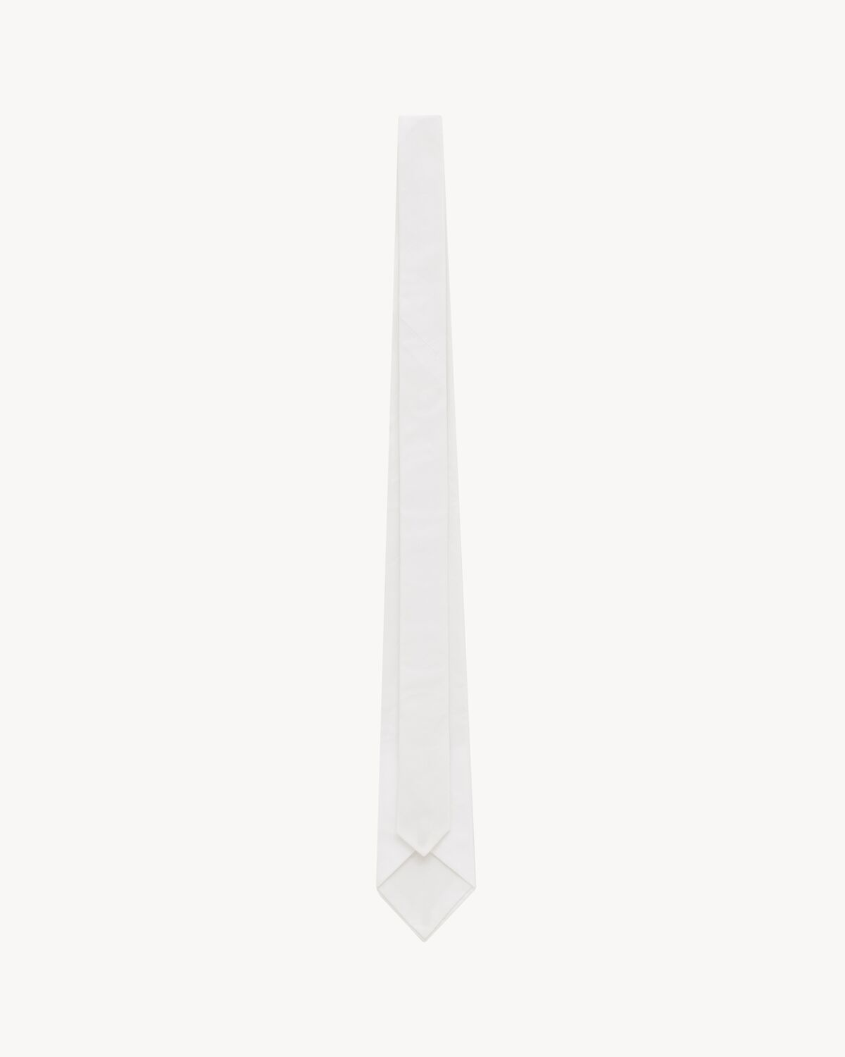 WIDE TIE IN COTTON POPLIN - 3