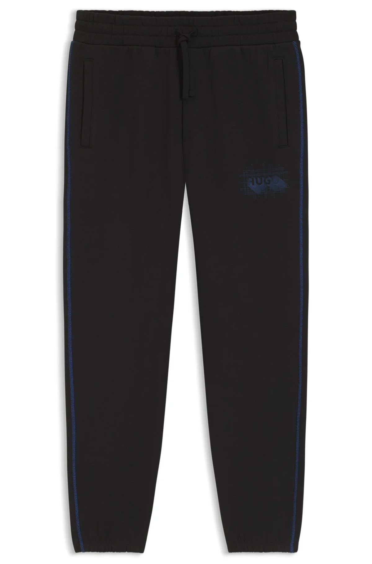 LOGO-ARTWORK TRACKSUIT BOTTOMS IN COTTON TERRY - 1