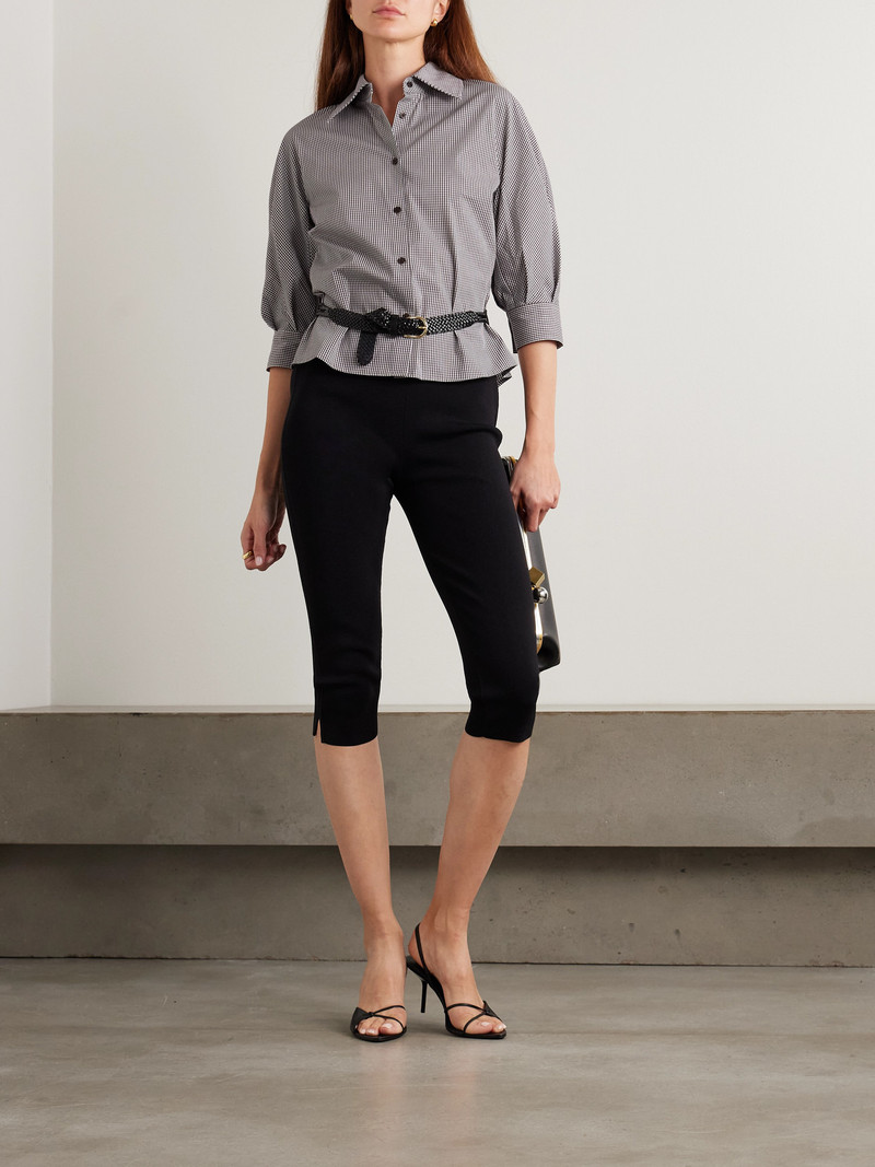 KALLMEYER Colette Cropped Gingham Cotton-poplin Shirt outlook