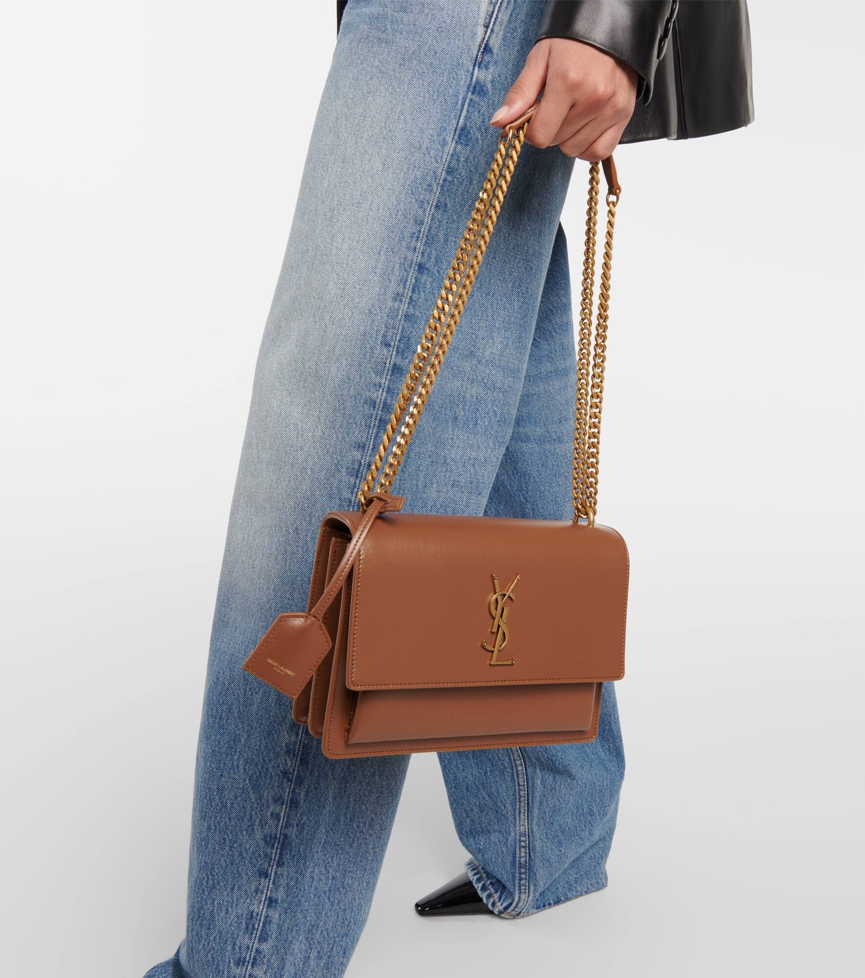 Sunset Medium leather shoulder bag - 6