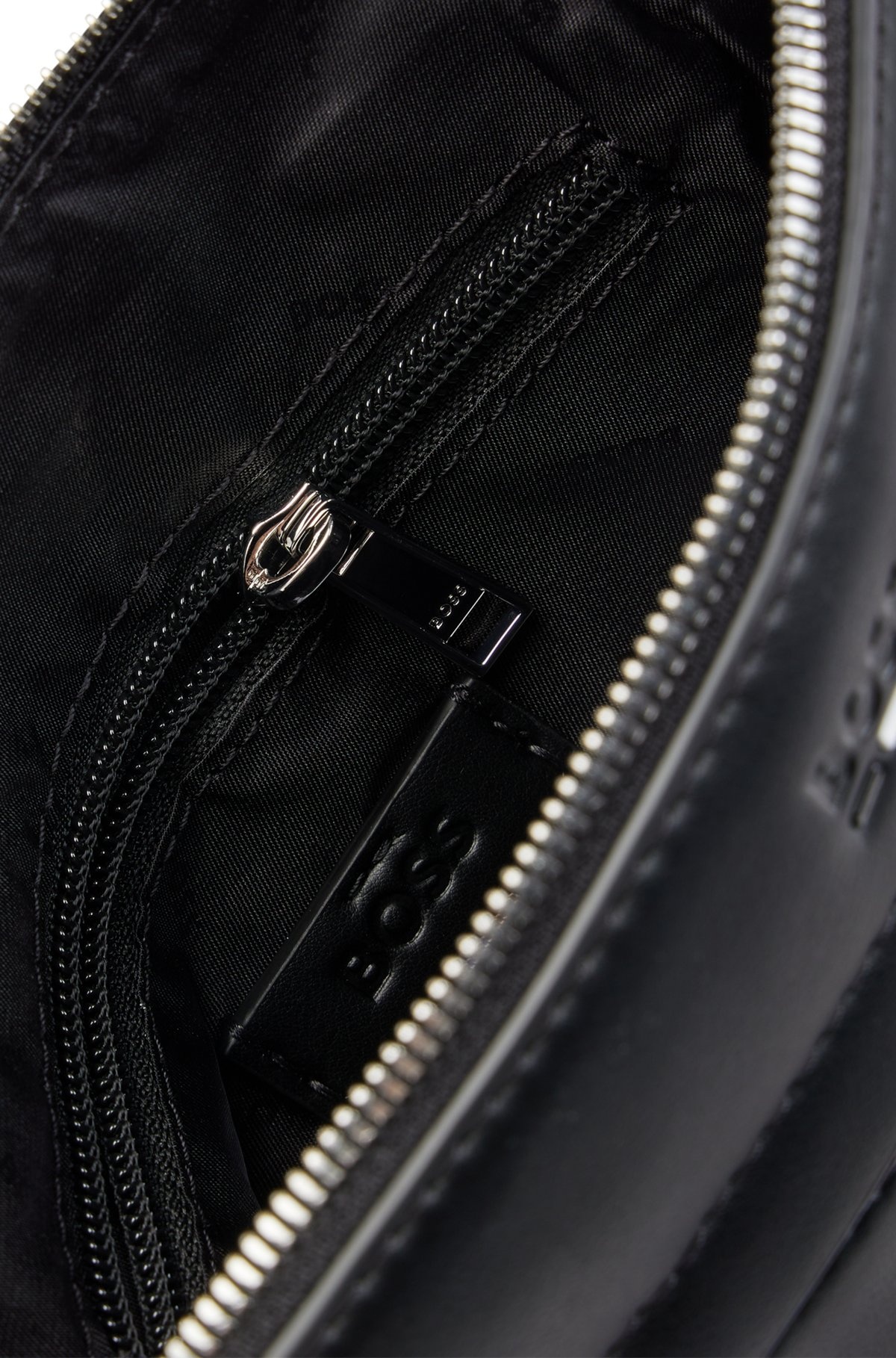 FAUX-LEATHER ENVELOPE BAG WITH SIGNATURE STRIPE - 6