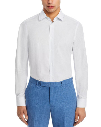 Paul Smith Soho Micro Print Tailored Fit Dress Shirt outlook
