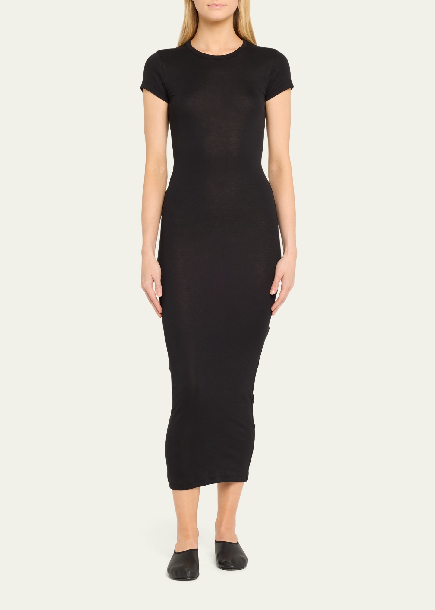 Cotton Cap-Sleeve Dress - 2