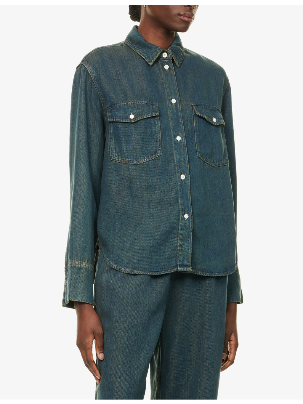 Sabex Curved-Hem Woven Shirt - 3