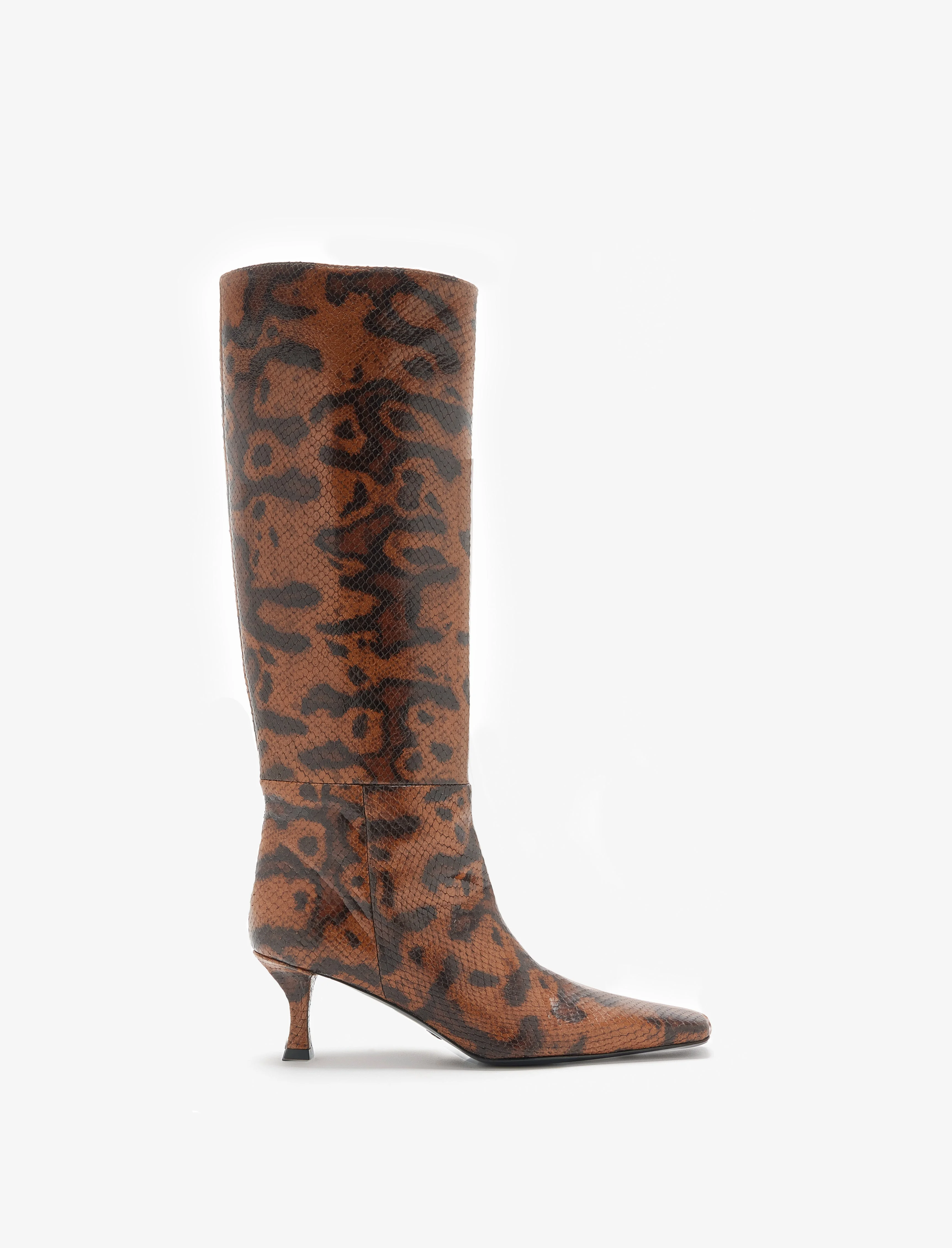 Trap Boots in Embossed Python - 1