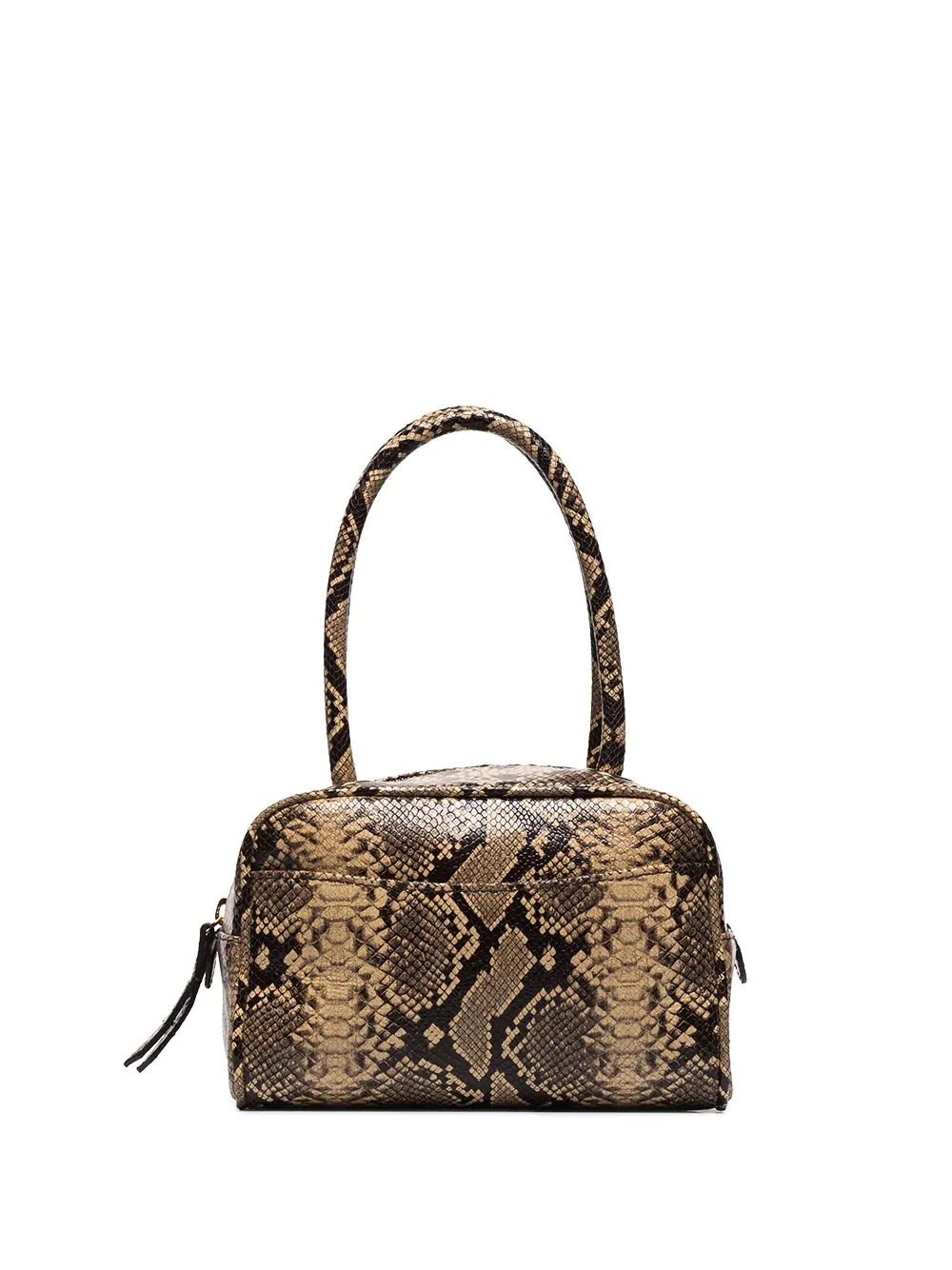 Martin snake-effect shoulder bag - 1