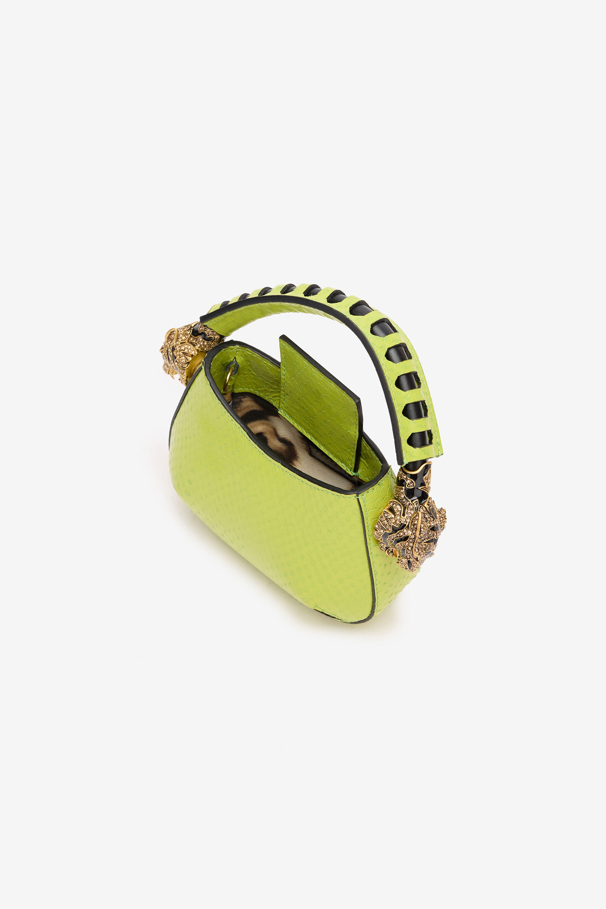 Mini Roar Bag With Snake Print - 6