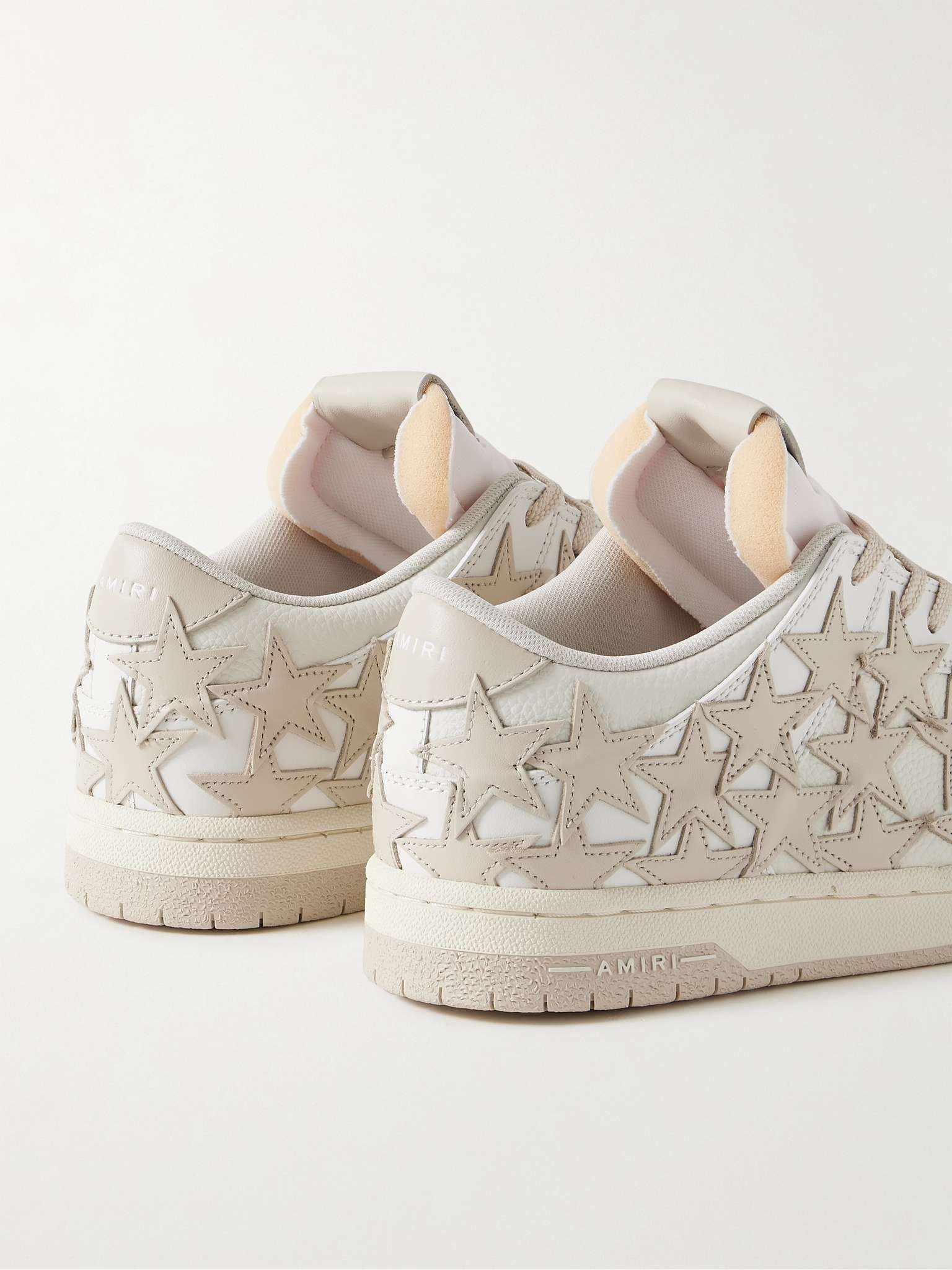 Stars Low Appliquéd Leather Sneakers - 5